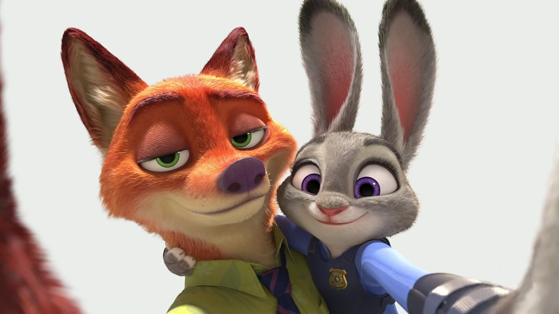 Скачать обои cinema, animation, Disney, fox, animals, police, blue, smile,  раздел фильмы в разрешении 1920x1080