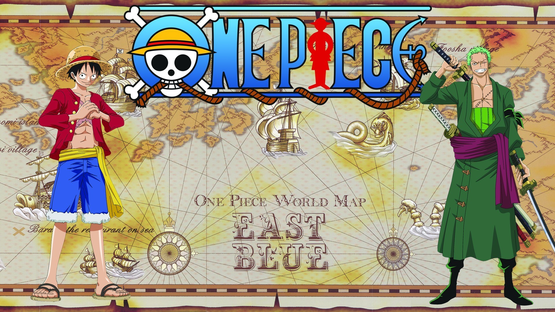 Карта a one piece game