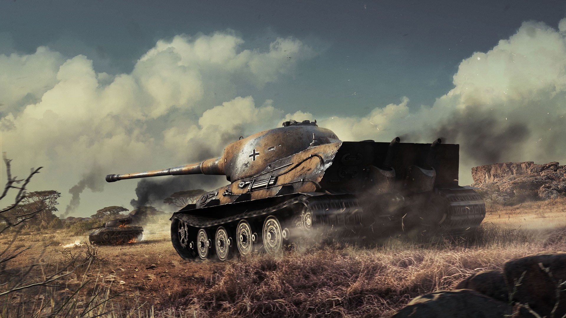 Скачать обои Лев, WoT, World of Tanks, Мир Танков, Löwe, Wargaming Net,  Лёва, раздел игры в разрешении 1920x1080