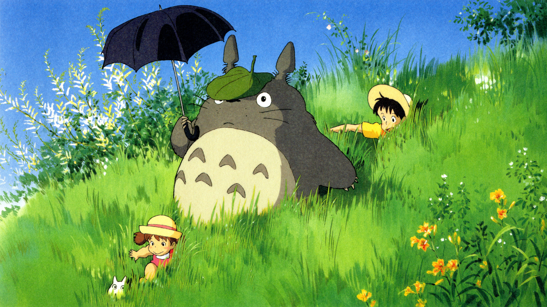 Скачать обои Тоторо, Мой сосед тоторо, Tototo, My neighbor totoro, раздел  прочее в разрешении 1920x1080