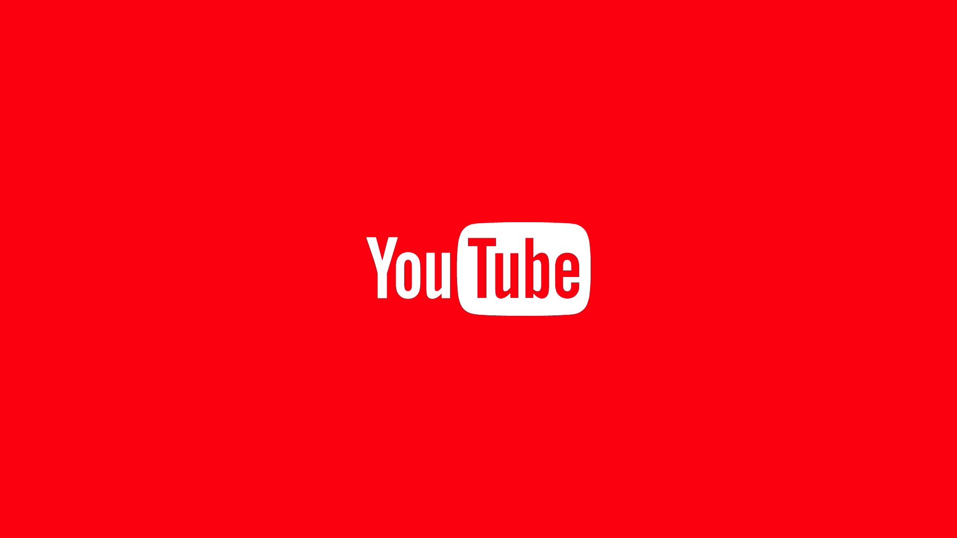 Скачать Обои Red, White, Logo, Youtube, Раздел Минимализм В.