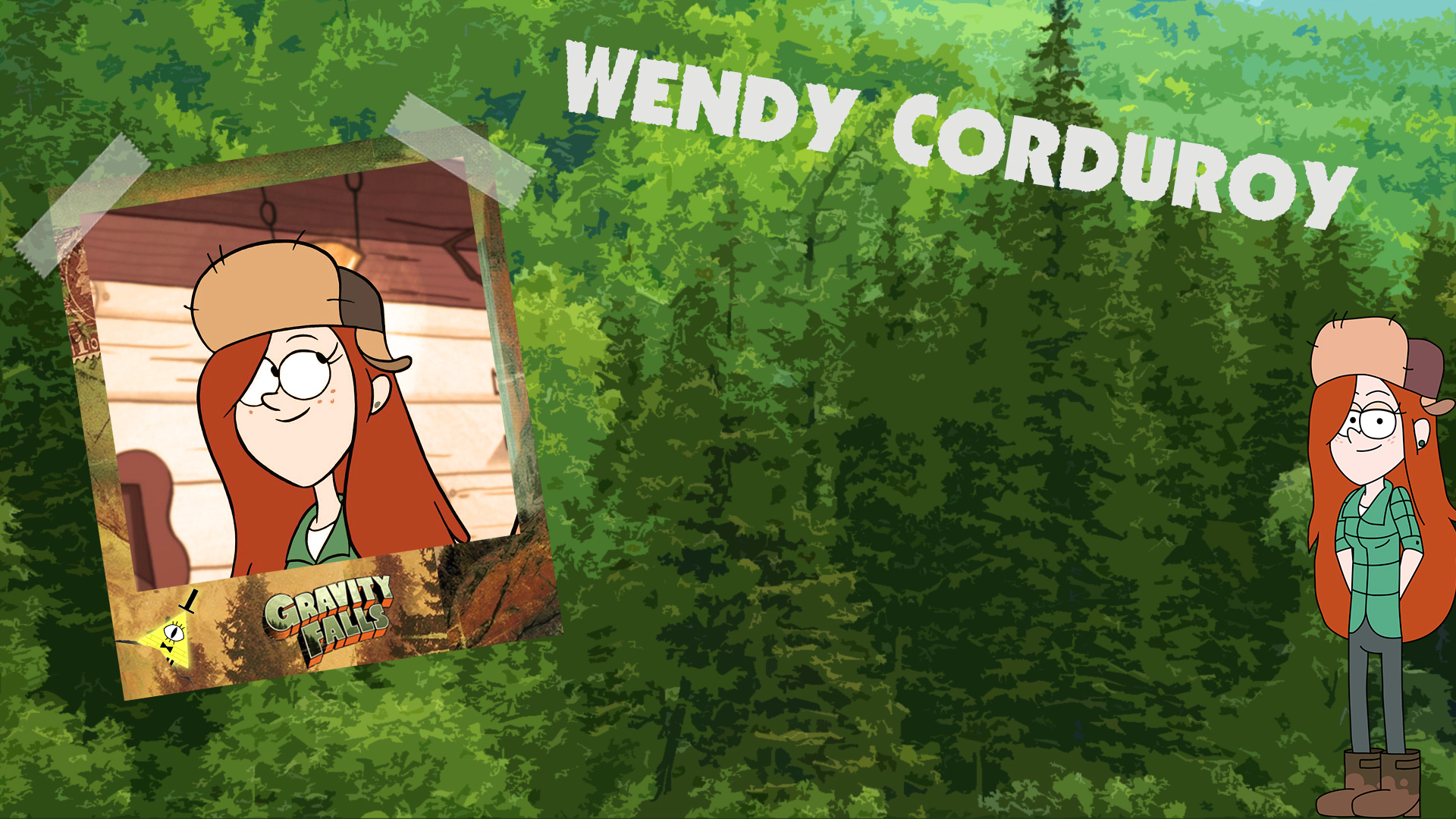 Обои Gravity Falls, Гравити Фолз, Вэнди Кордрой, вэнди, wendy corduroy на  телефон и рабочий стол, раздел фильмы, разрешение 1920x1080 - скачать