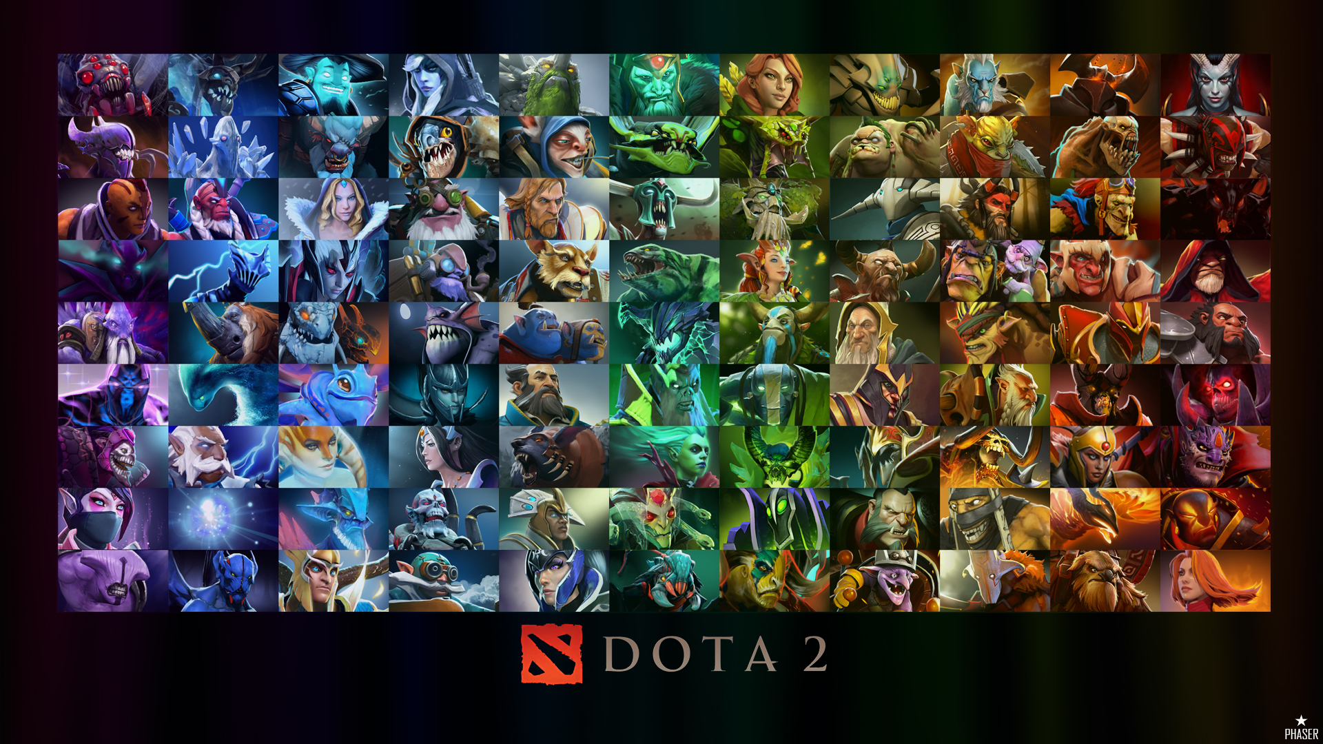 Скачать обои rainbow, dota, dota2, dota 2, раздел игры в разрешении  1920x1080