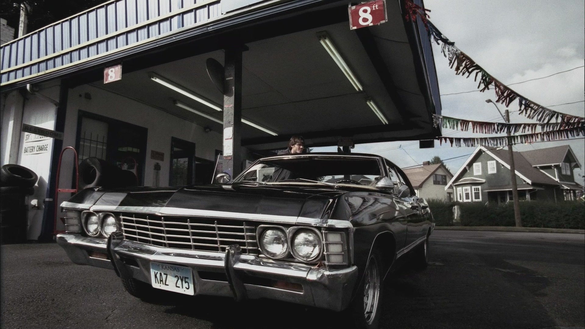 Обои Chevrolet, Сериал, Автомобиль, Актёр, Supernatural, Сверхъестественное,  1967, Impala на телефон и рабочий стол, раздел фильмы, разрешение 1920x1080  - скачать