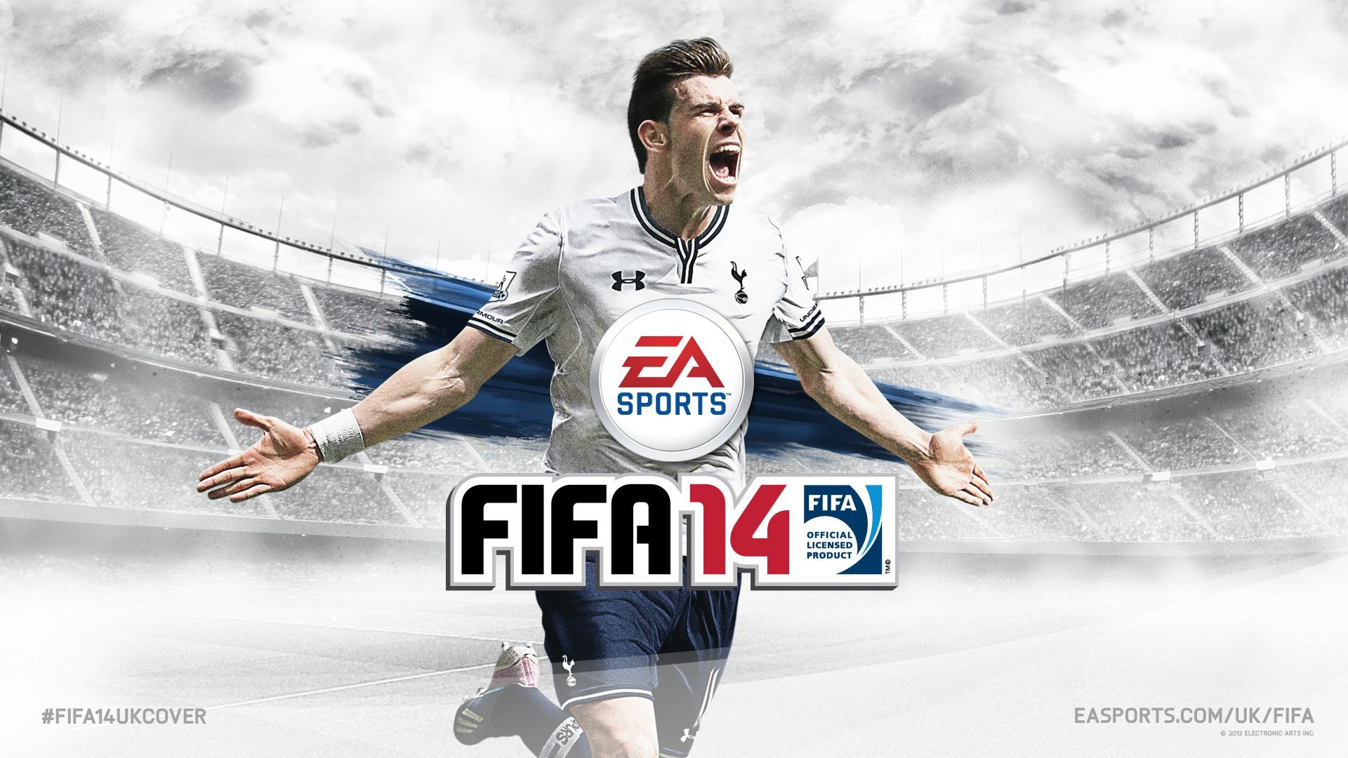 Обои Football, Gareth Bale, Tottenham, Spurs, Fifa 14 на телефон и рабочий  стол, раздел спорт, разрешение 1920x1080 - скачать