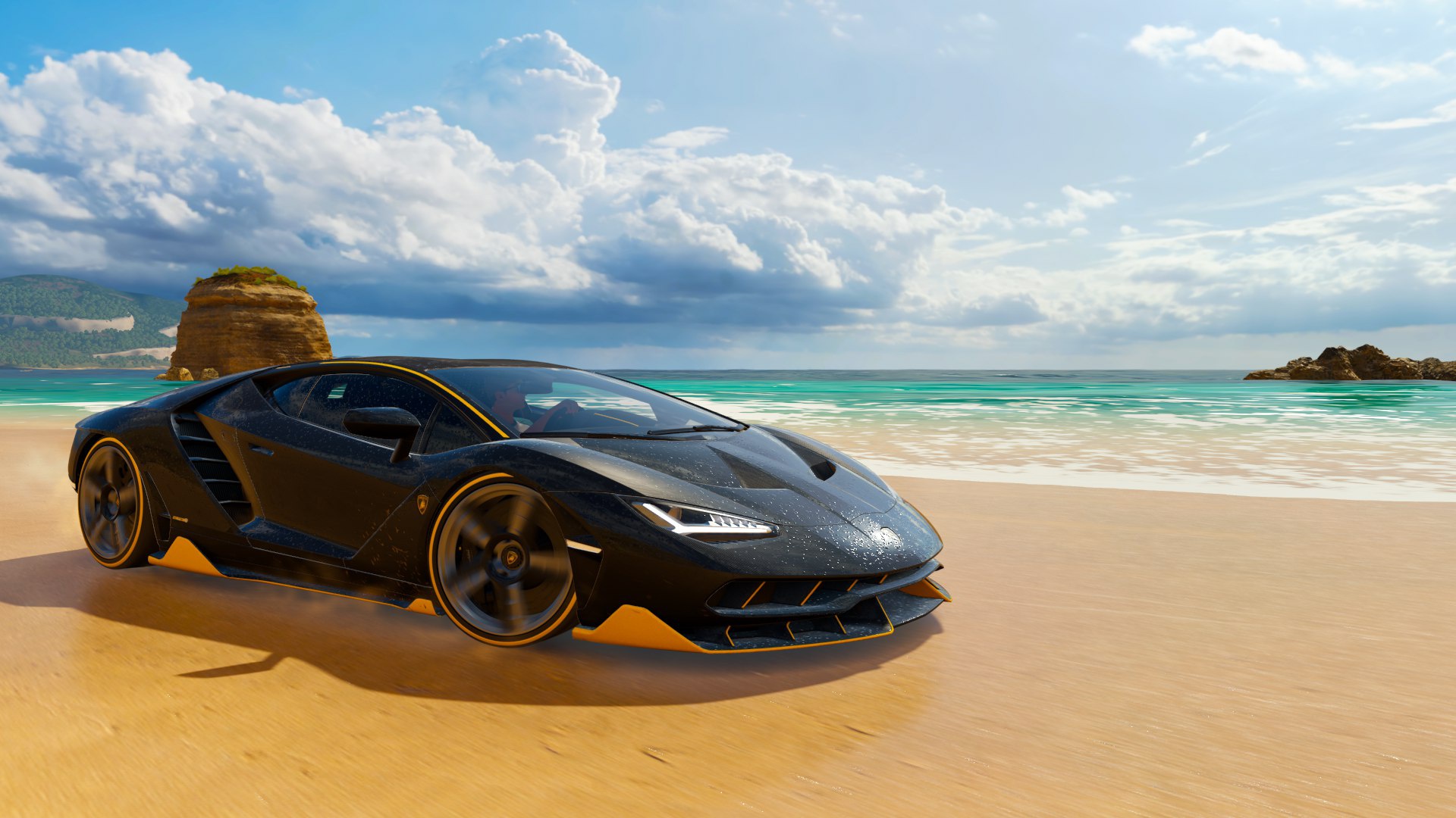 Скачать обои Авто, Игры, Машины, Гонки, Racing, Lamborghini Centenario,  Forza Horizon 3, Playground Games, раздел игры в разрешении 1920x1080