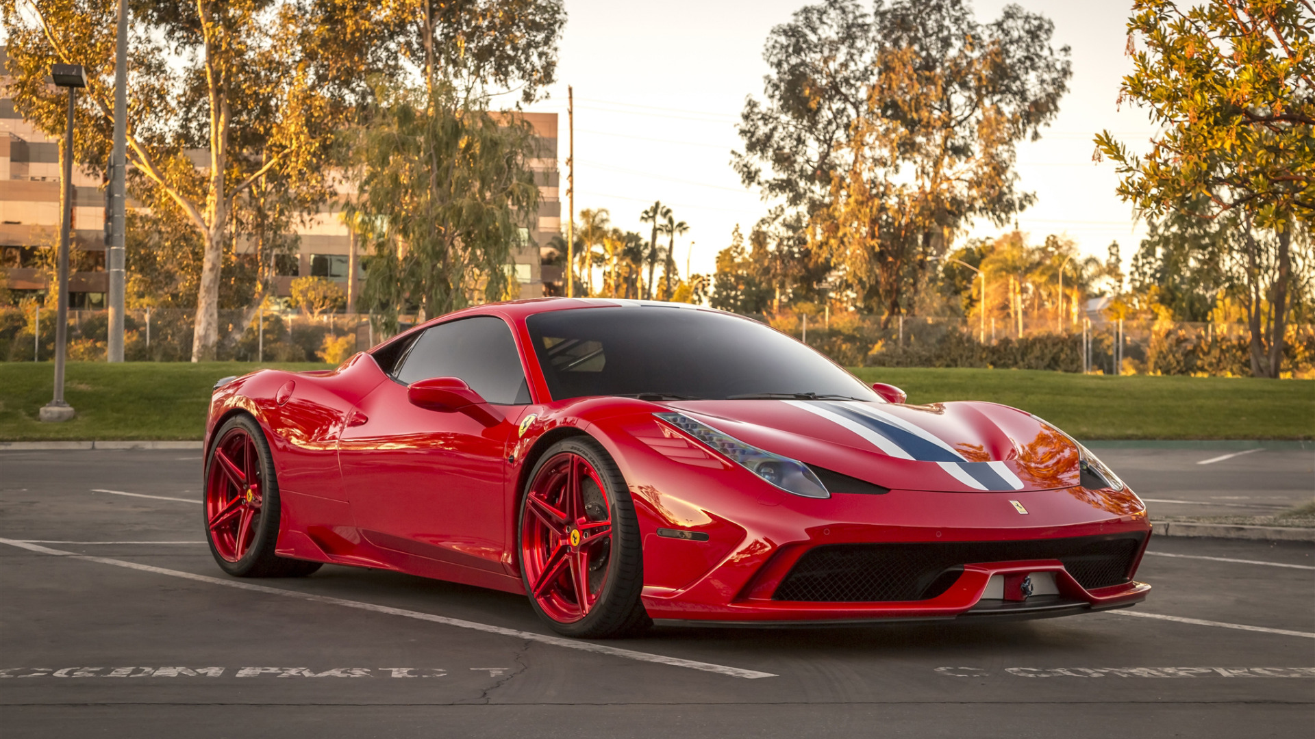 Ferrari 458 speciale a Red