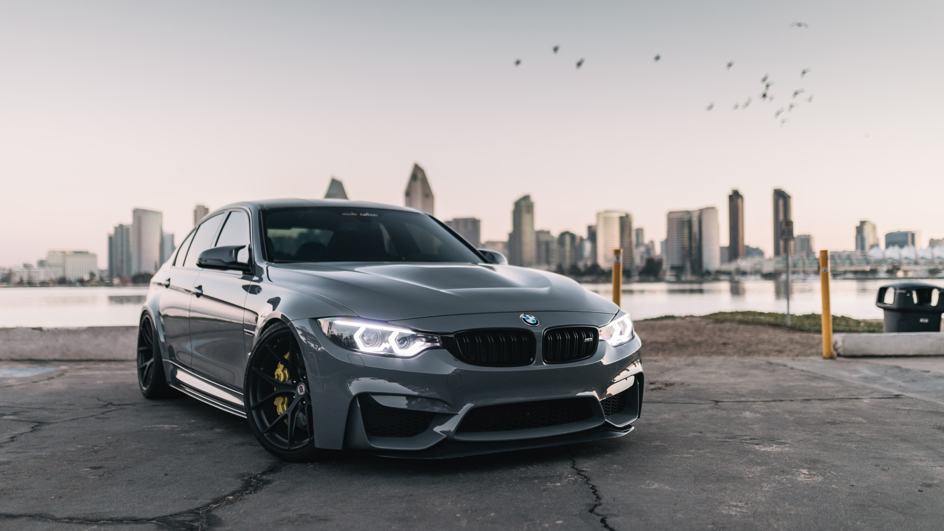 BMW m4 Black Drift Night