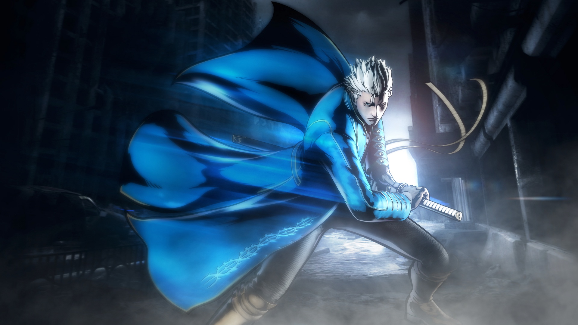 Скачать обои DMC, Devil may cry, Vergil, раздел игры в разрешении 1920x1080