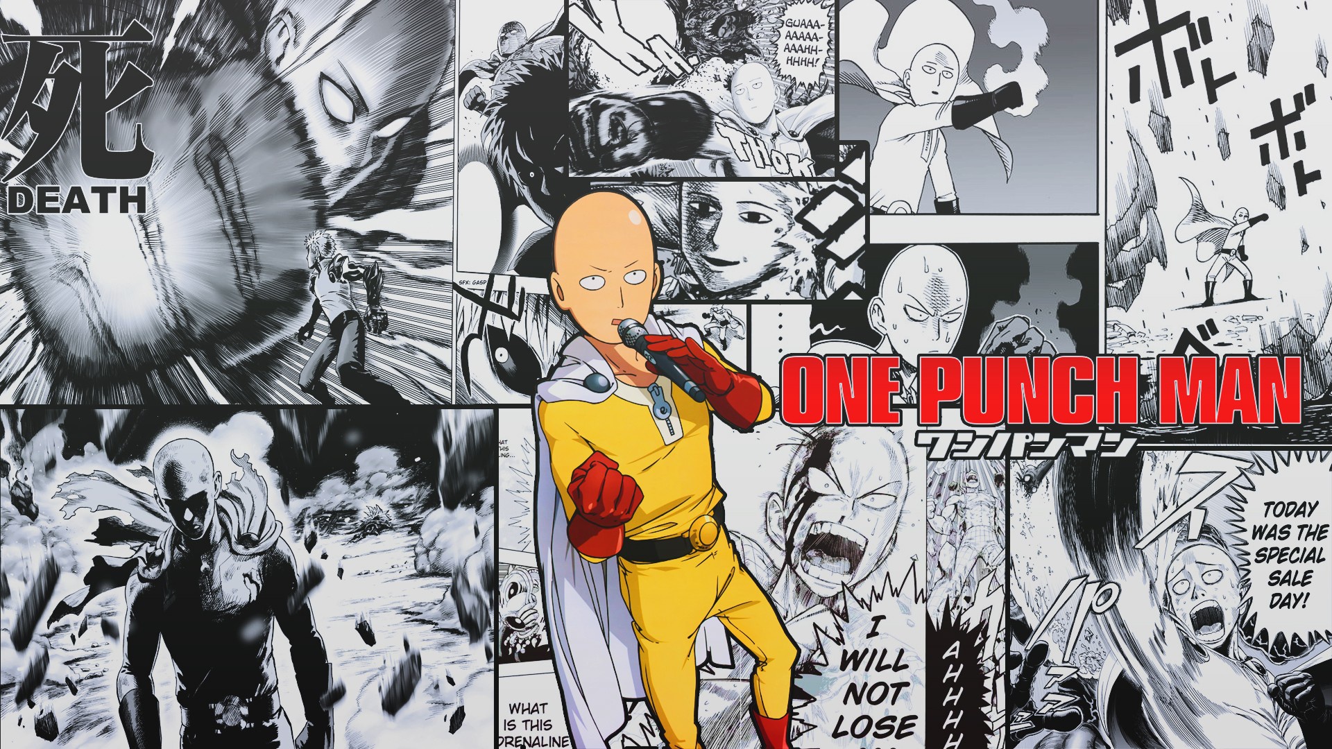 Скачать обои аниме, аниме обои, One-Punch Man, сайтама, раздел прочее в  разрешении 1920x1080