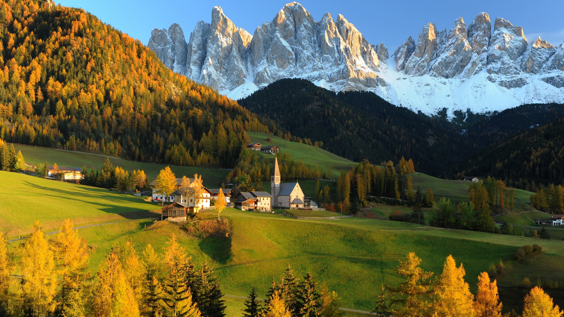 Скачать обои горы, Швейцария, Альпы, Switzerland, landscape, hills, дом в  горах, Apls, раздел пейзажи в разрешении 1920x1080