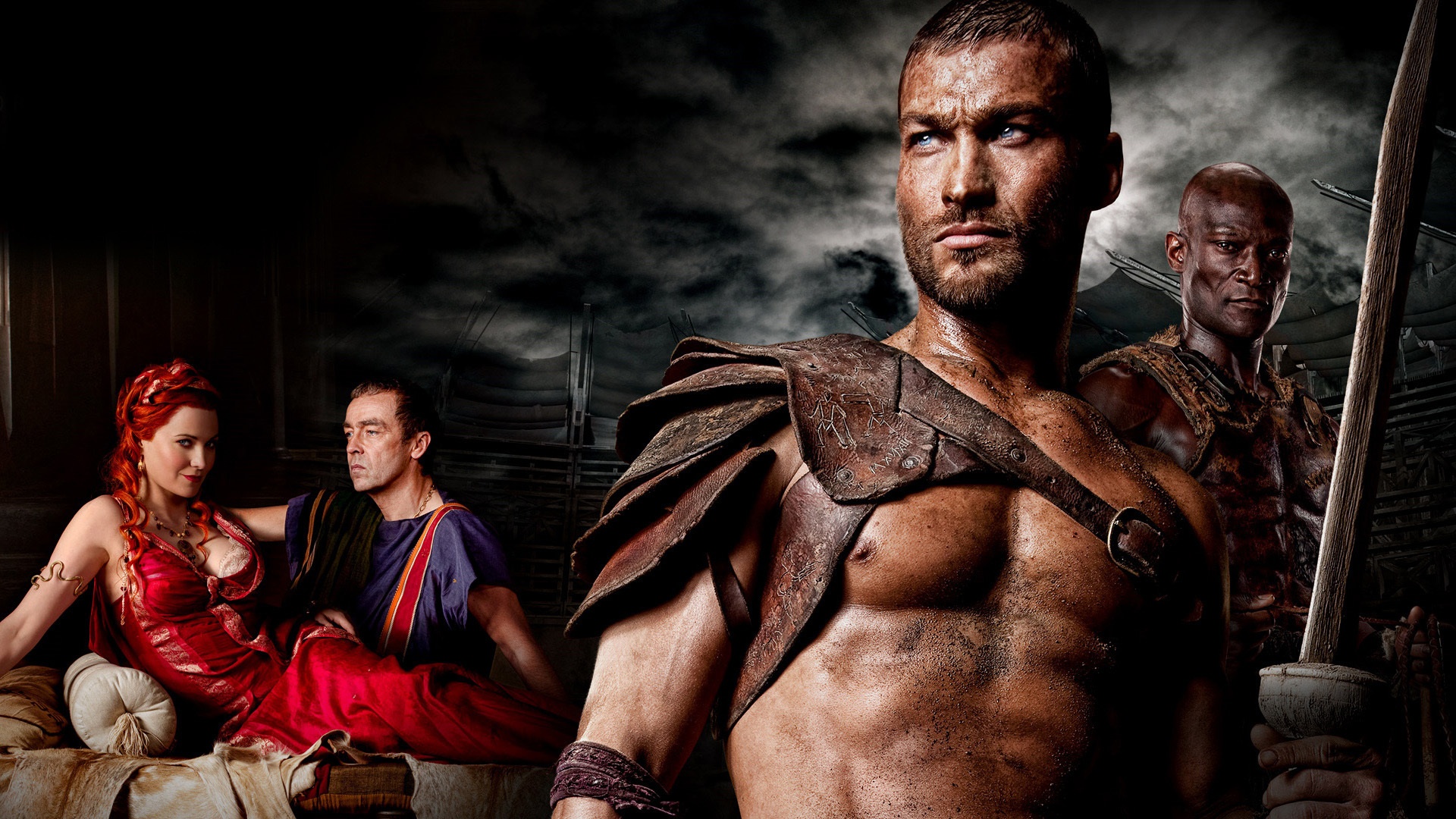 Обои воин, гладиатор, сериал спартак, spartacus, песок и кровь, МЕЧ на  телефон и рабочий стол, раздел фильмы, разрешение 1920x1080 - скачать