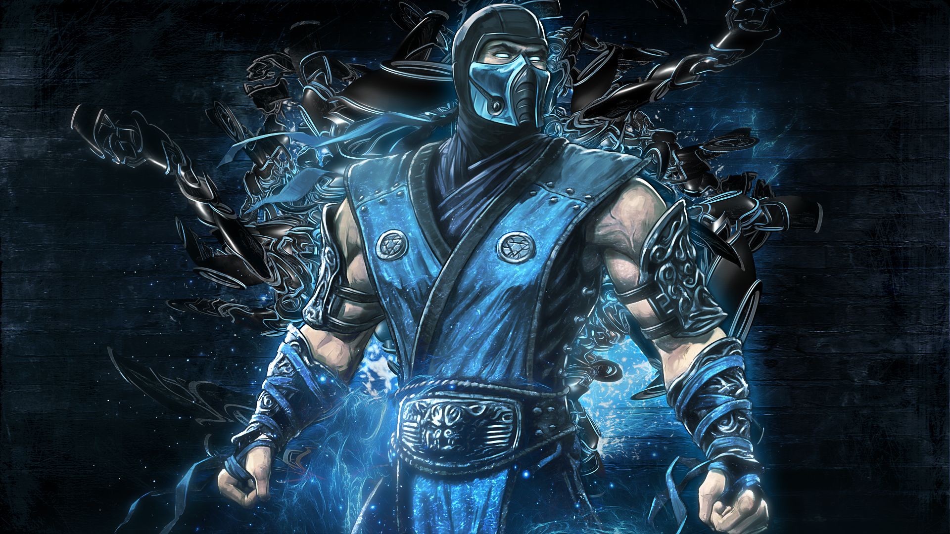 Скачать обои видеоигра, mortal kombat, Sub Zero, раздел игры в разрешении  1920x1080