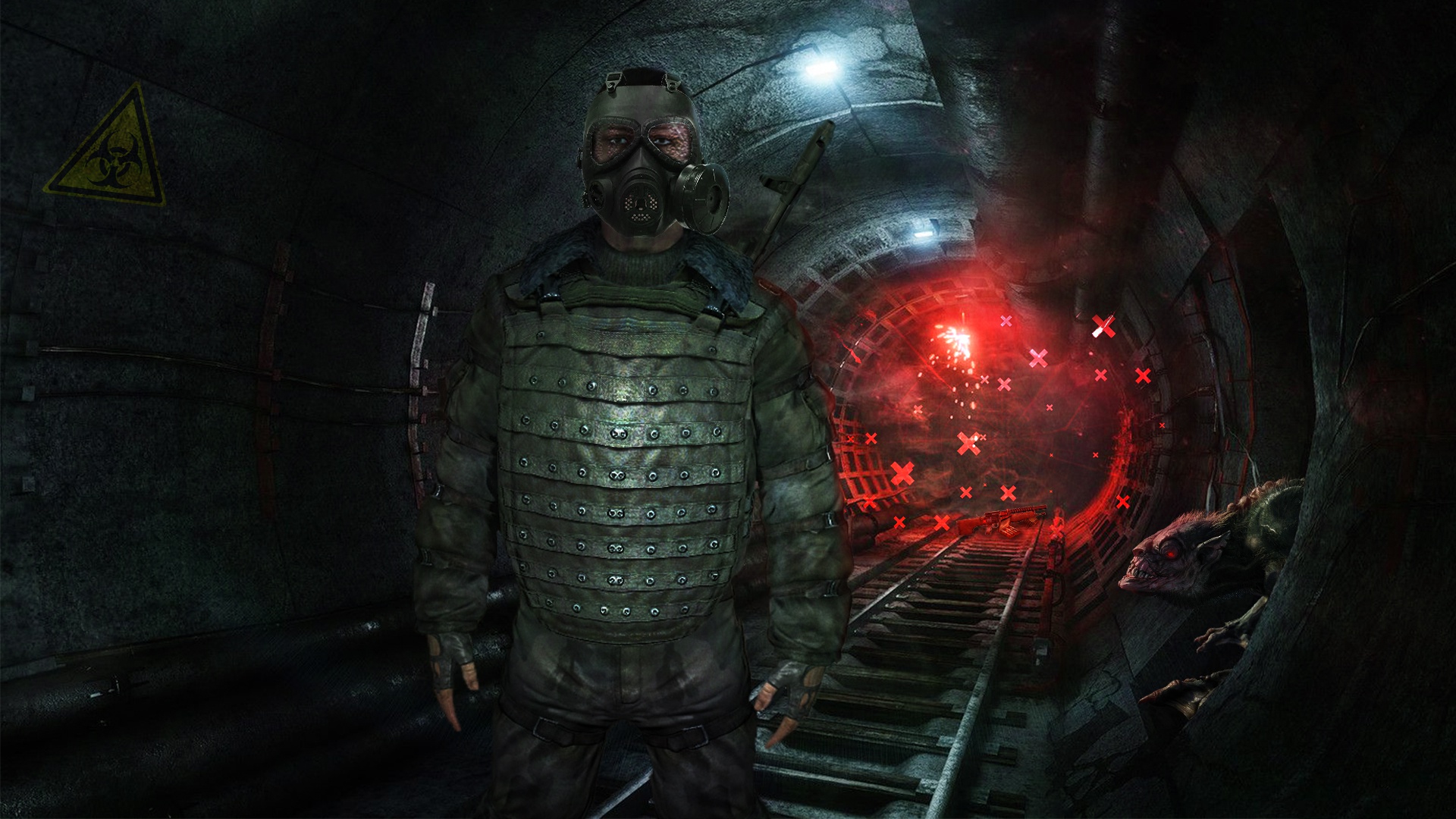 Скачать обои метро, metro 2033, метро 2033, 2033, metro, metro redux, метро  исход, раздел игры в разрешении 1920x1080