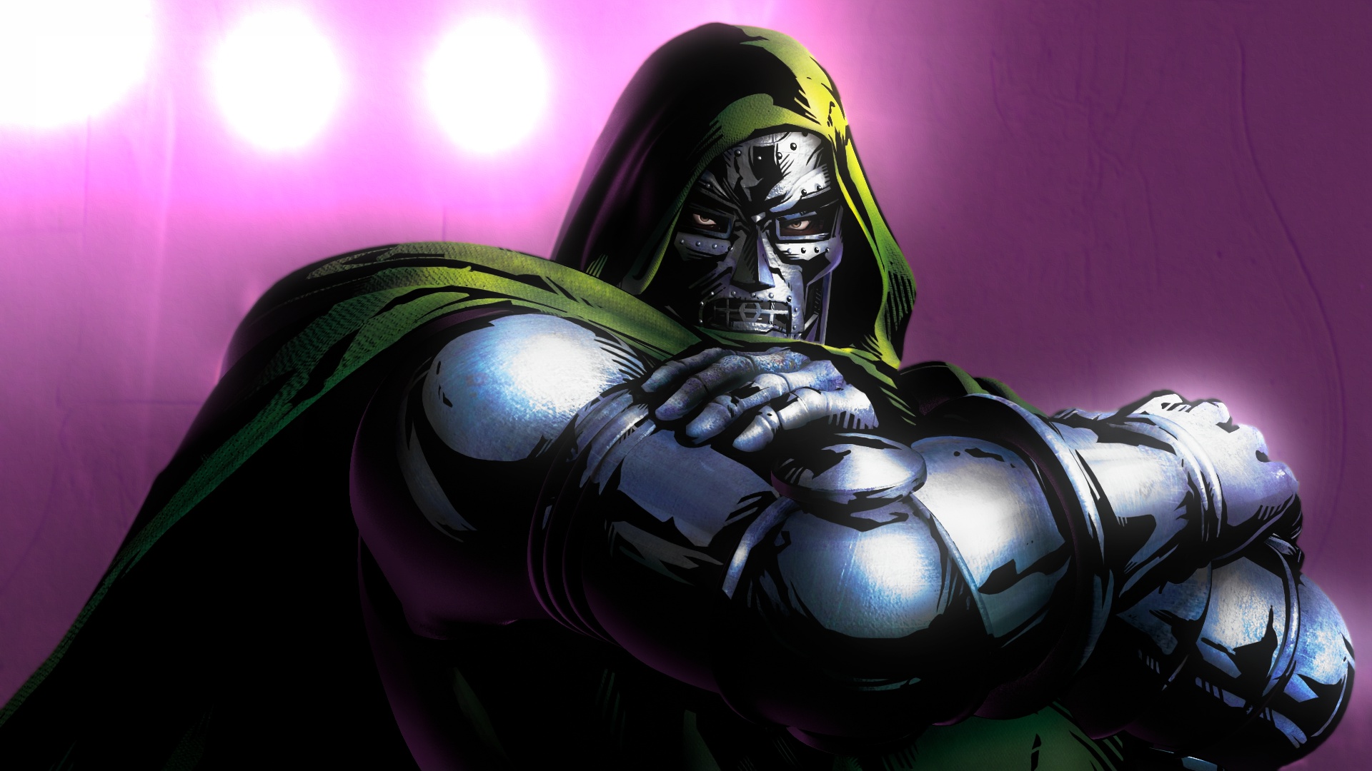 Обои взгляд, железная маска, Doctor Doom, Marvel Comics. Marvel, Victor fon  Doom на телефон и рабочий стол, раздел фантастика, разрешение 1920x1080 -  скачать