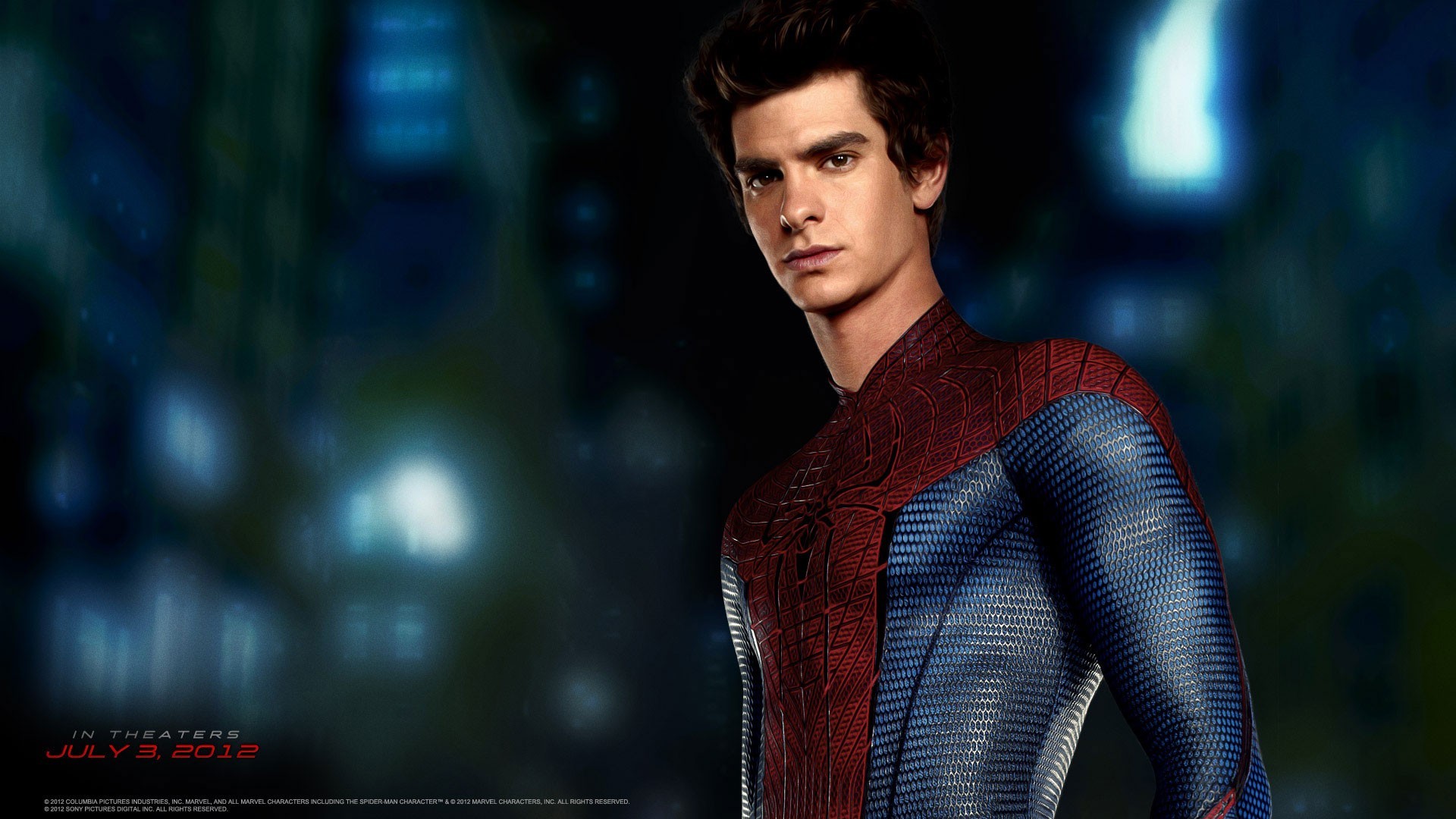 Обои костюм, парень, актёр, The Amazing Spider-Man, Andrew Garfield, Новый  Человек-паук, Эндрю Гарфилд на телефон и рабочий стол, раздел фильмы,  разрешение 1920x1080 - скачать