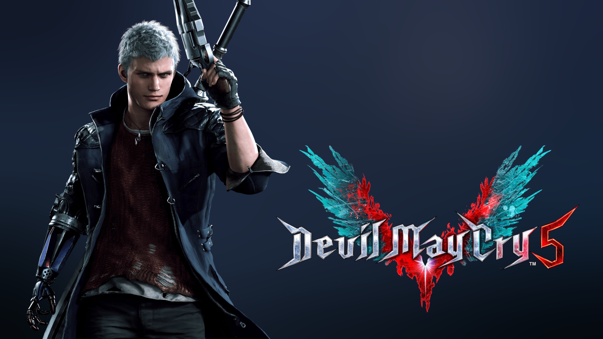 Скачать обои DMC, Nero, Devil May Cry 5, Videogame, раздел игры в  разрешении 1920x1080