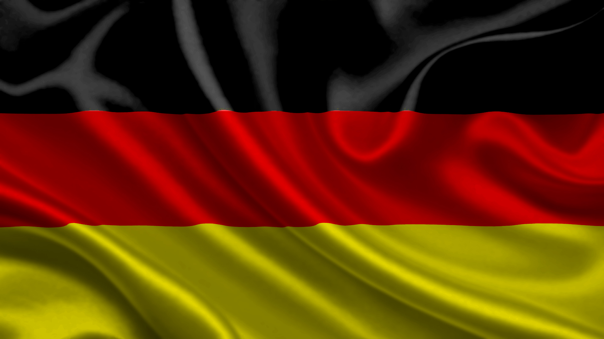 Обои Германия, Флаг, Germany, Flag, ФРГ, Федеративная Республика Германия  на телефон и рабочий стол, раздел текстуры, разрешение 1920x1080 - скачать