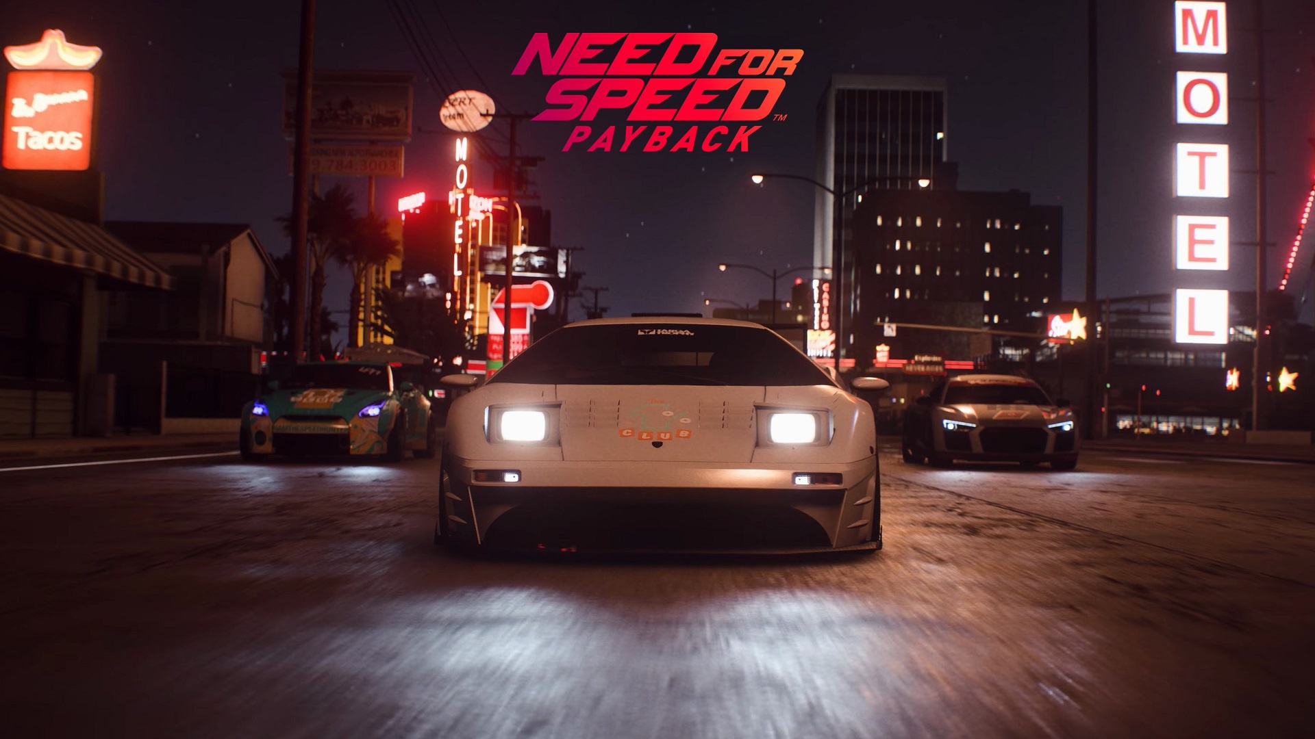 Обои машины, ночь, город, Need for Speed: Payback на телефон и рабочий  стол, раздел игры, разрешение 1920x1080 - скачать