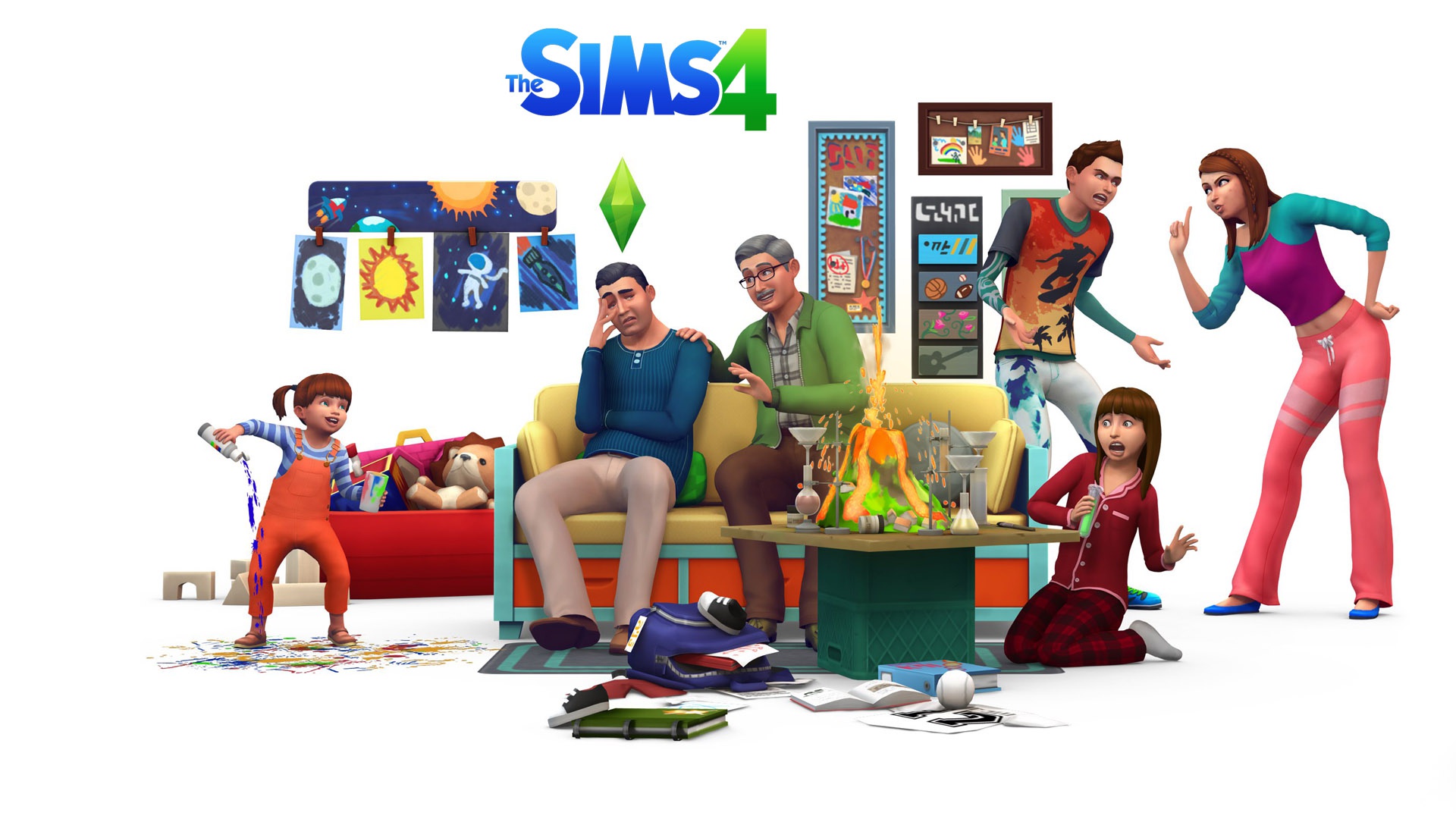 Игры, родители, sims, симы, sims 4, симс обои на телефон (фото, картинки)