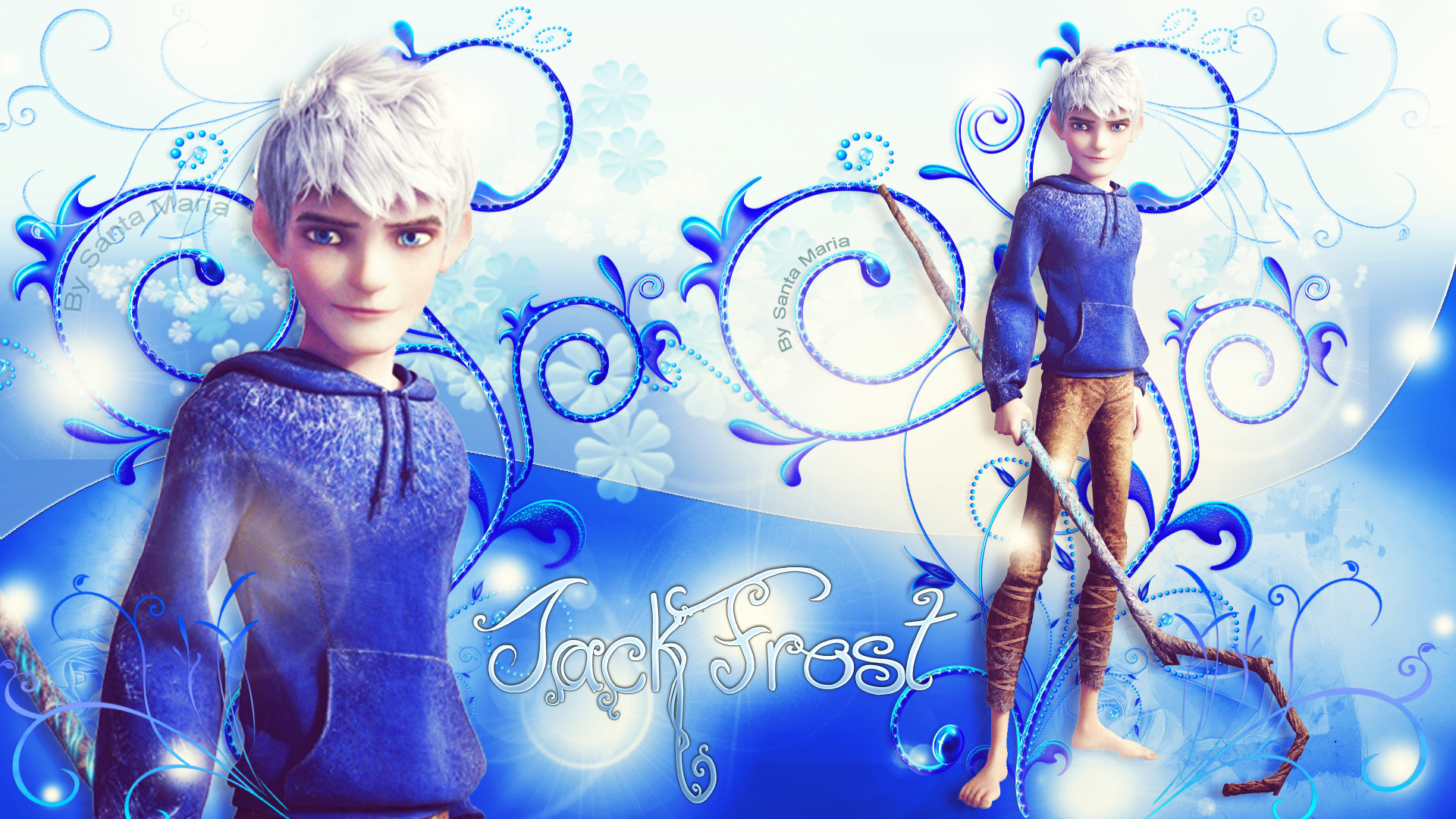 Обои синий, хранители снов, jack frost, ледяной Джек, rise of guards на  телефон и рабочий стол, раздел фильмы, разрешение 1920x1080 - скачать