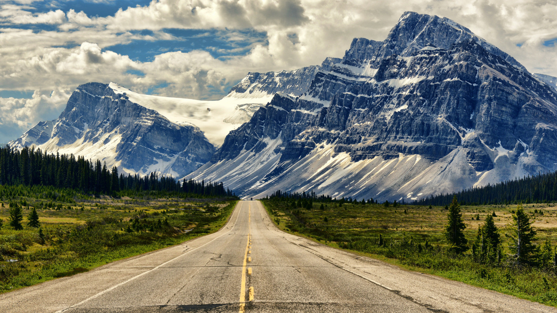 Канада дороги Банф. Icefields Parkway Канада. Banff National Park: Alberta Canada Road.