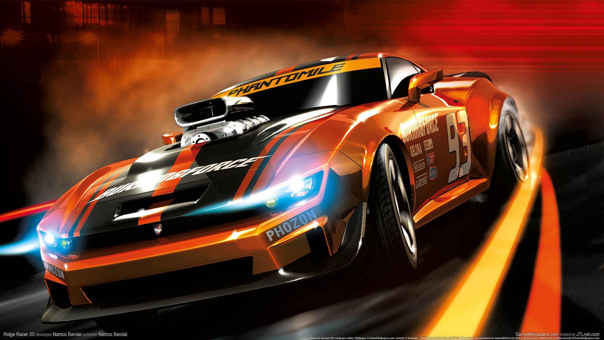 Скачать обои Машина, Гонки, Тачка, Gamewallpapers, Namco Bandai, Ridge  Racer 3D, раздел игры в разрешении 1920x1080