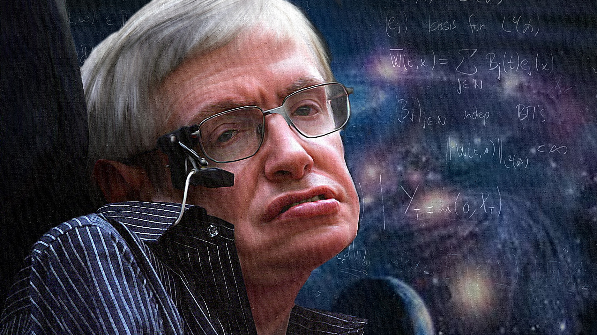 Скачать Обои Стивен Уильям Хокинг, Stephen Hawking, Космолог.