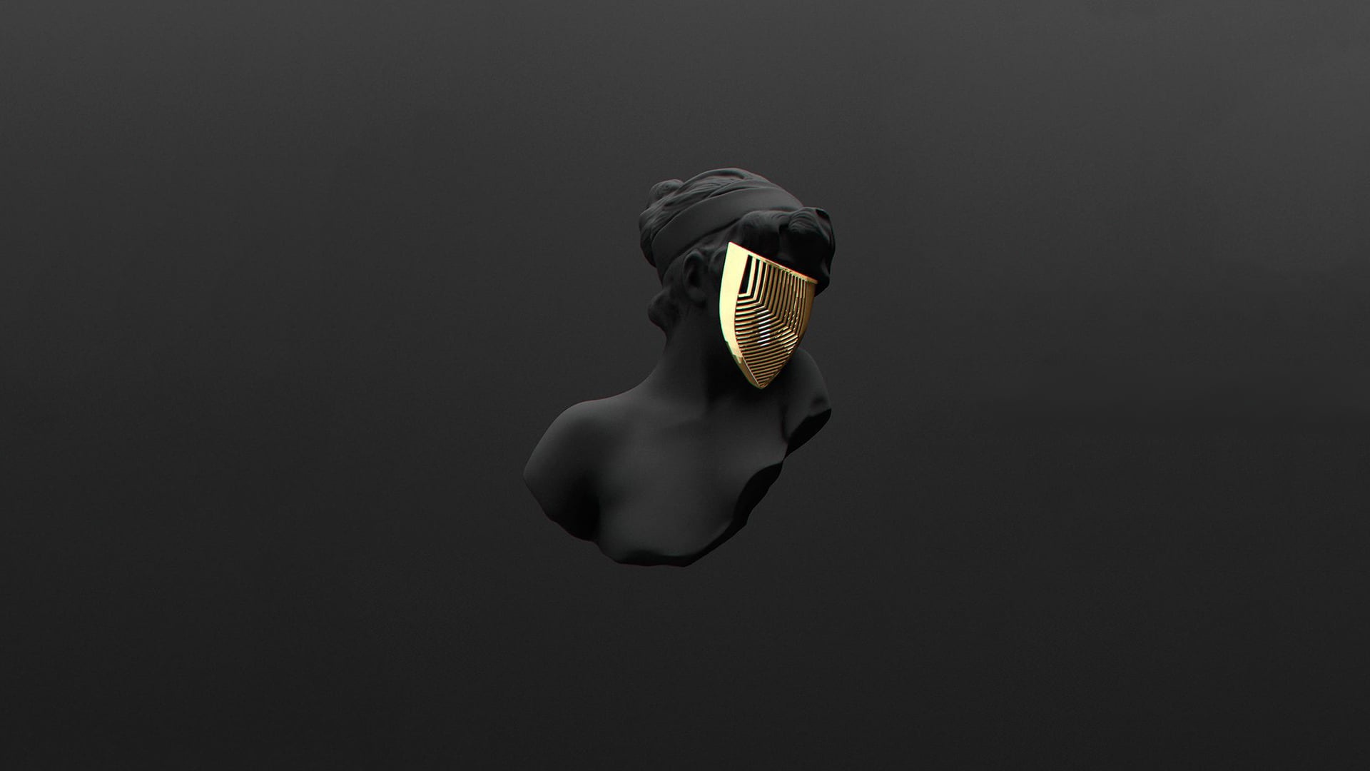Black черный маска