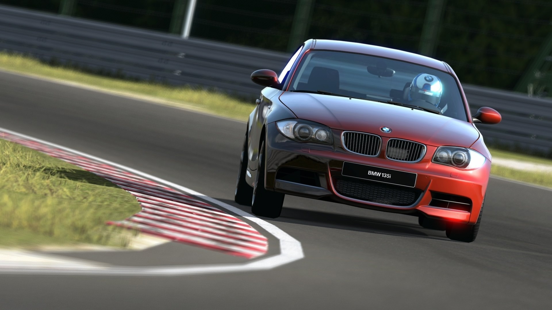 Скачать обои bmw, бмв, трасса, гонки, gran turismo 5, раздел игры в  разрешении 1920x1080