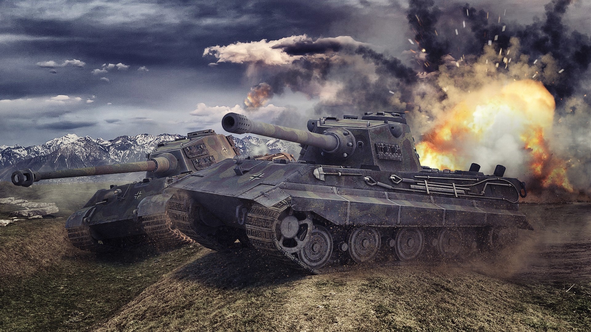 Скачать обои танк, танки, WoT, Мир танков, tank, World of Tanks, tanks,  Wargaming.Net, раздел игры в разрешении 1920x1080