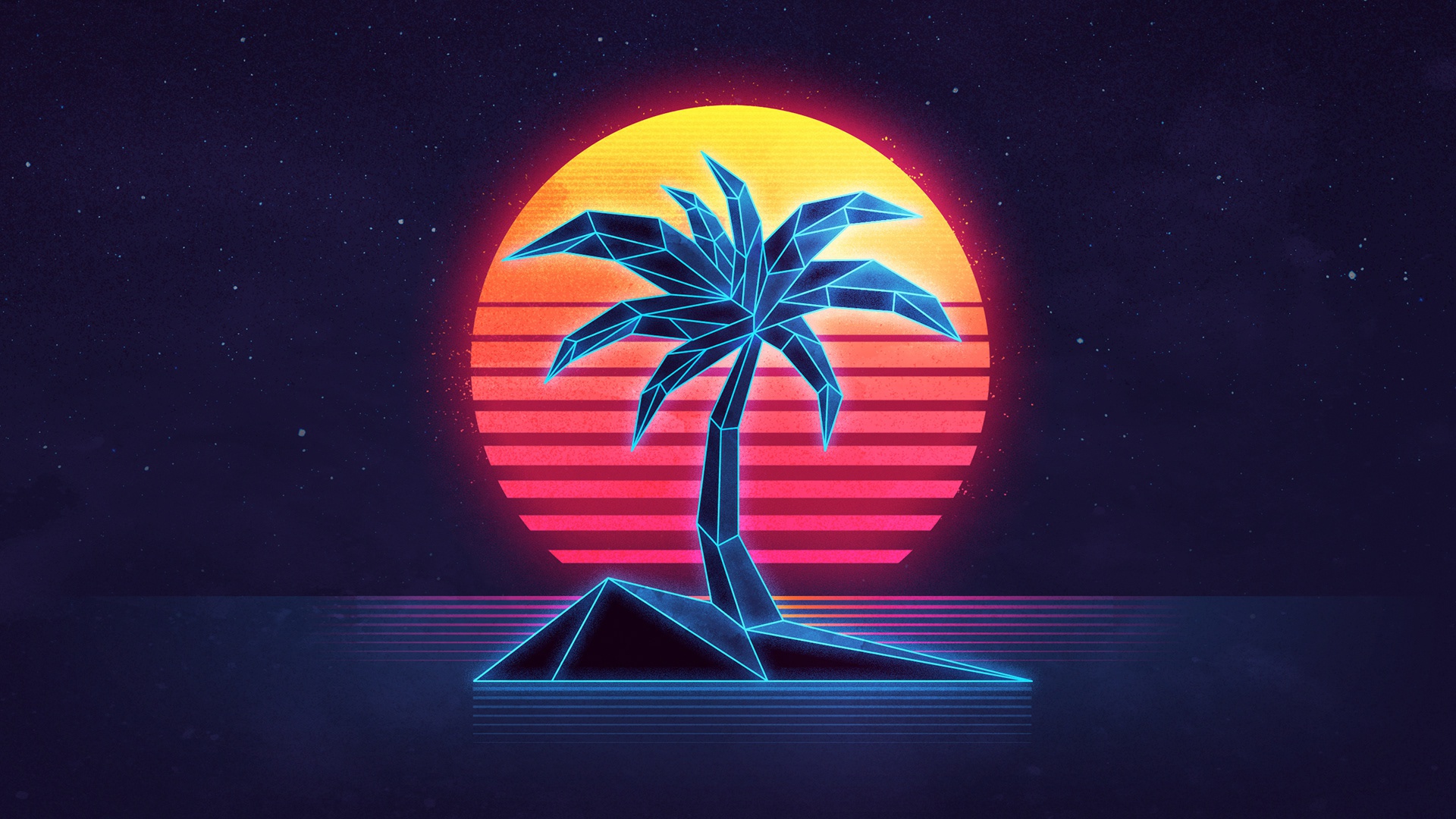 Retro wave steam wallpaper фото 104