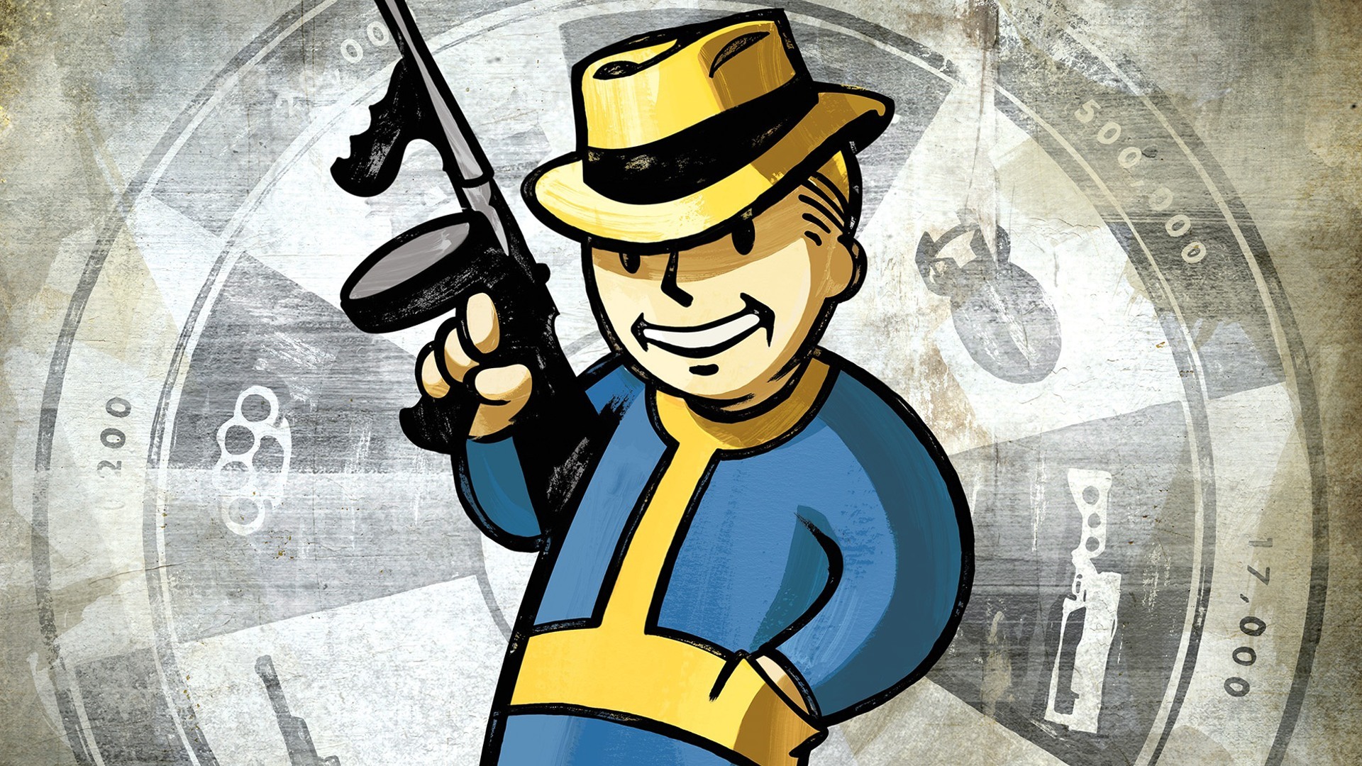 Обои Fallout, New-vegas, Vault Boy‎ на телефон и рабочий стол, раздел игры,  разрешение 1920x1080 - скачать