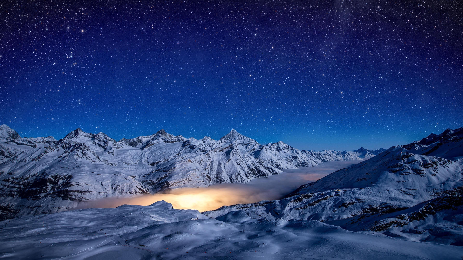 звездная ночь в горах