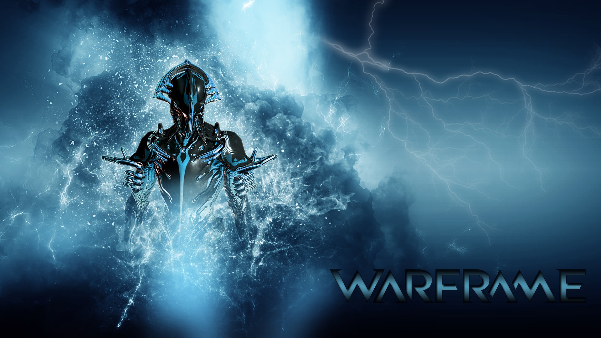 Обои game, lightning, suit, volt, warframe, volt prime на телефон и рабочий  стол, раздел игры, разрешение 1920x1080 - скачать