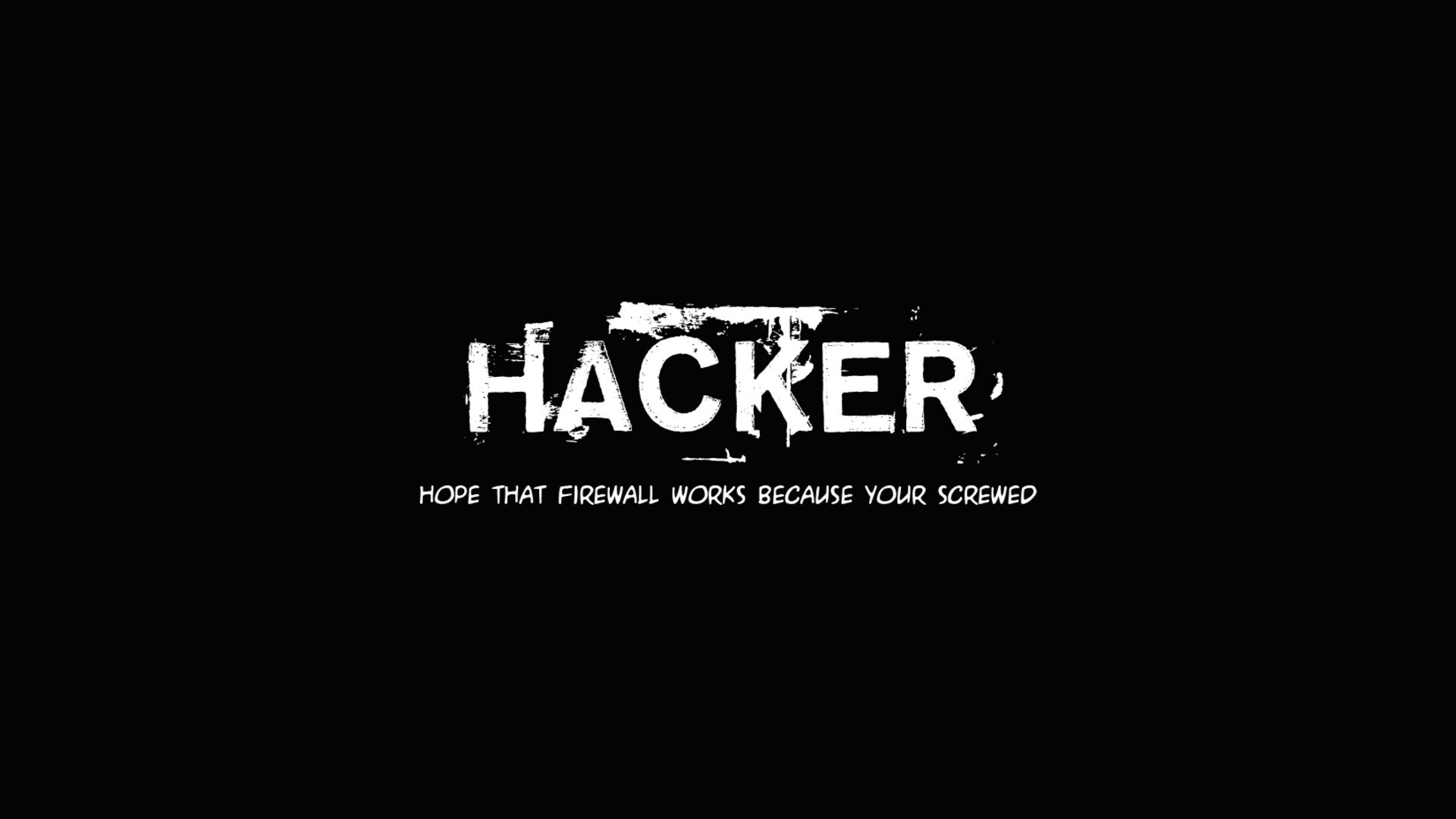 Скачать обои чёрный фон, hacker, взлом, копьютеры, раздел минимализм в  разрешении 1920x1080