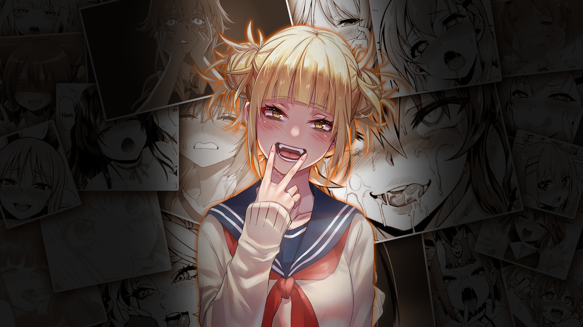 Обои Himiko, Torogao, Toga на телефон и рабочий стол, раздел сёнэн,  разрешение 1920x1080 - скачать