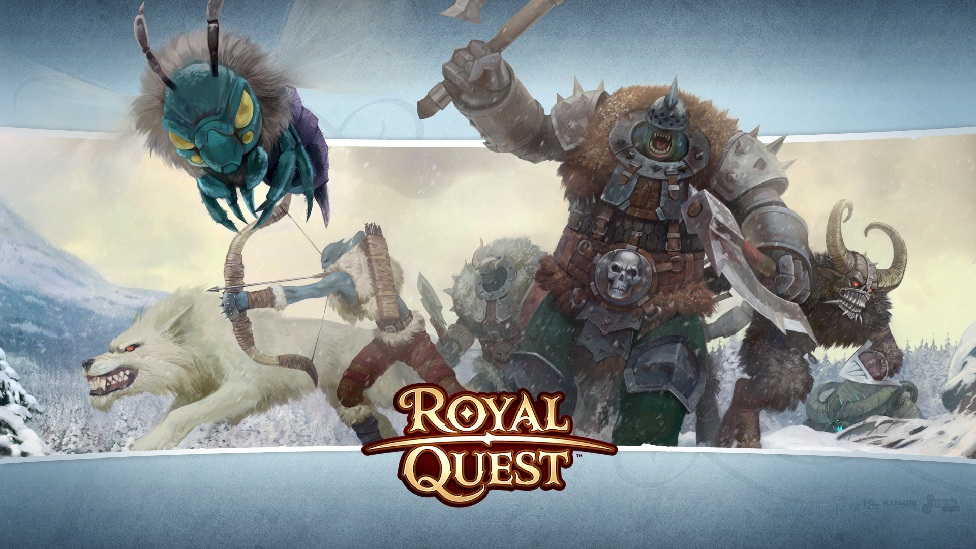 Обои волк, орк, лучник, Royal Quest, Katauri Interactive на телефон и  рабочий стол, раздел игры, разрешение 1920x1080 - скачать