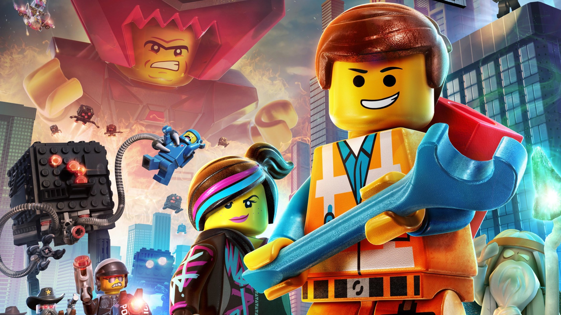 Скачать обои 2014, TT Games, Warner Bros. Interactive Entertainment, The  Lego Movie Videogame, раздел игры в разрешении 1920x1080