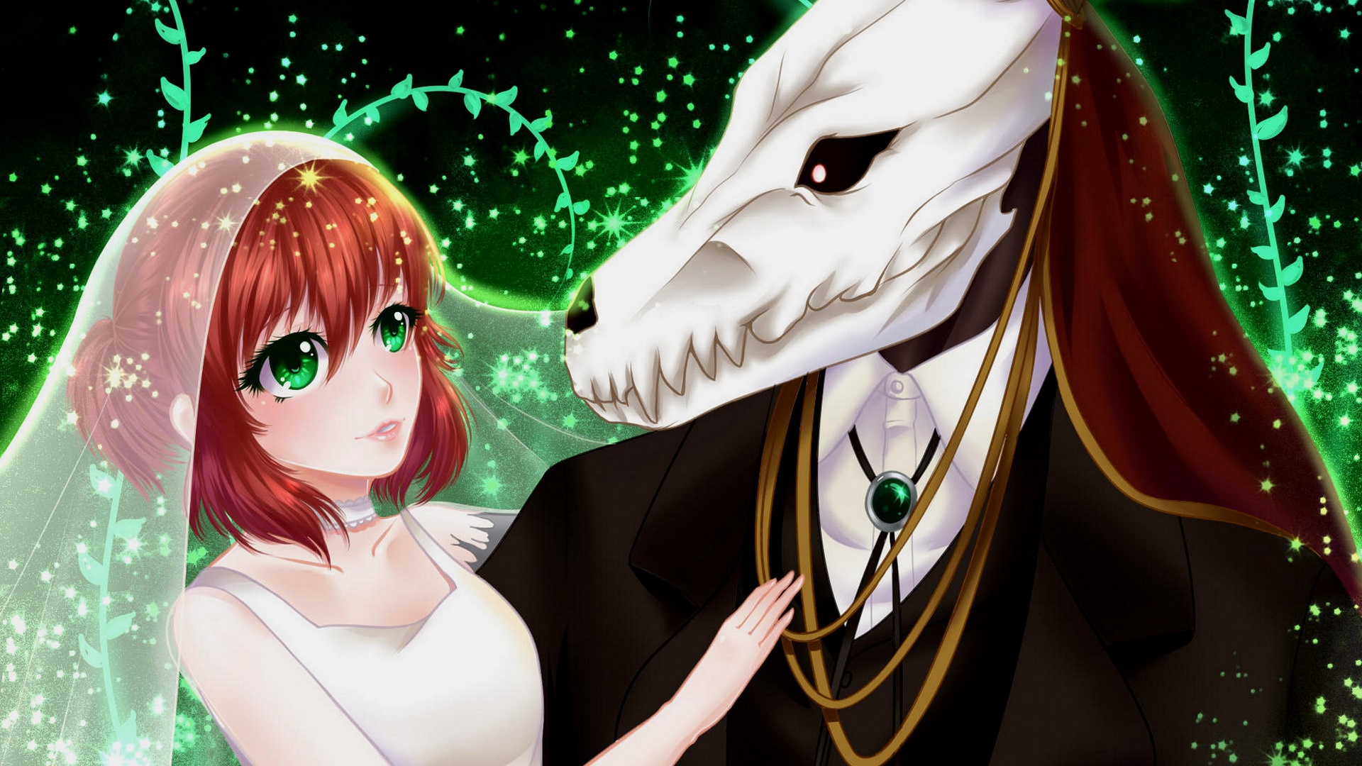 Обои Mahou Tsukai no Yome, Невеста чародея, Чисе, Элиас на телефон и  рабочий стол, раздел сёнэн, разрешение 1920x1080 - скачать