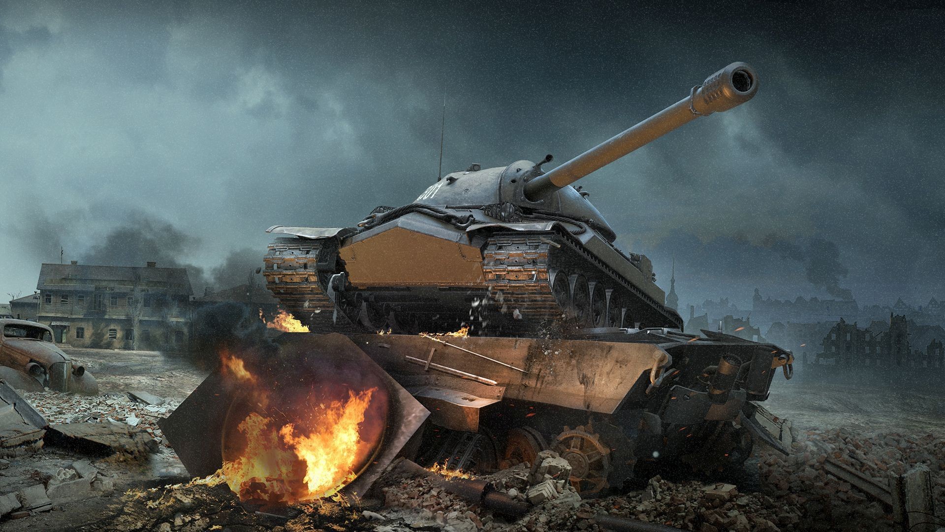 Скачать обои WoT, ИС-7, World of Tanks, Мир Танков, Wargaming Net, IS-7,  раздел игры в разрешении 1920x1080