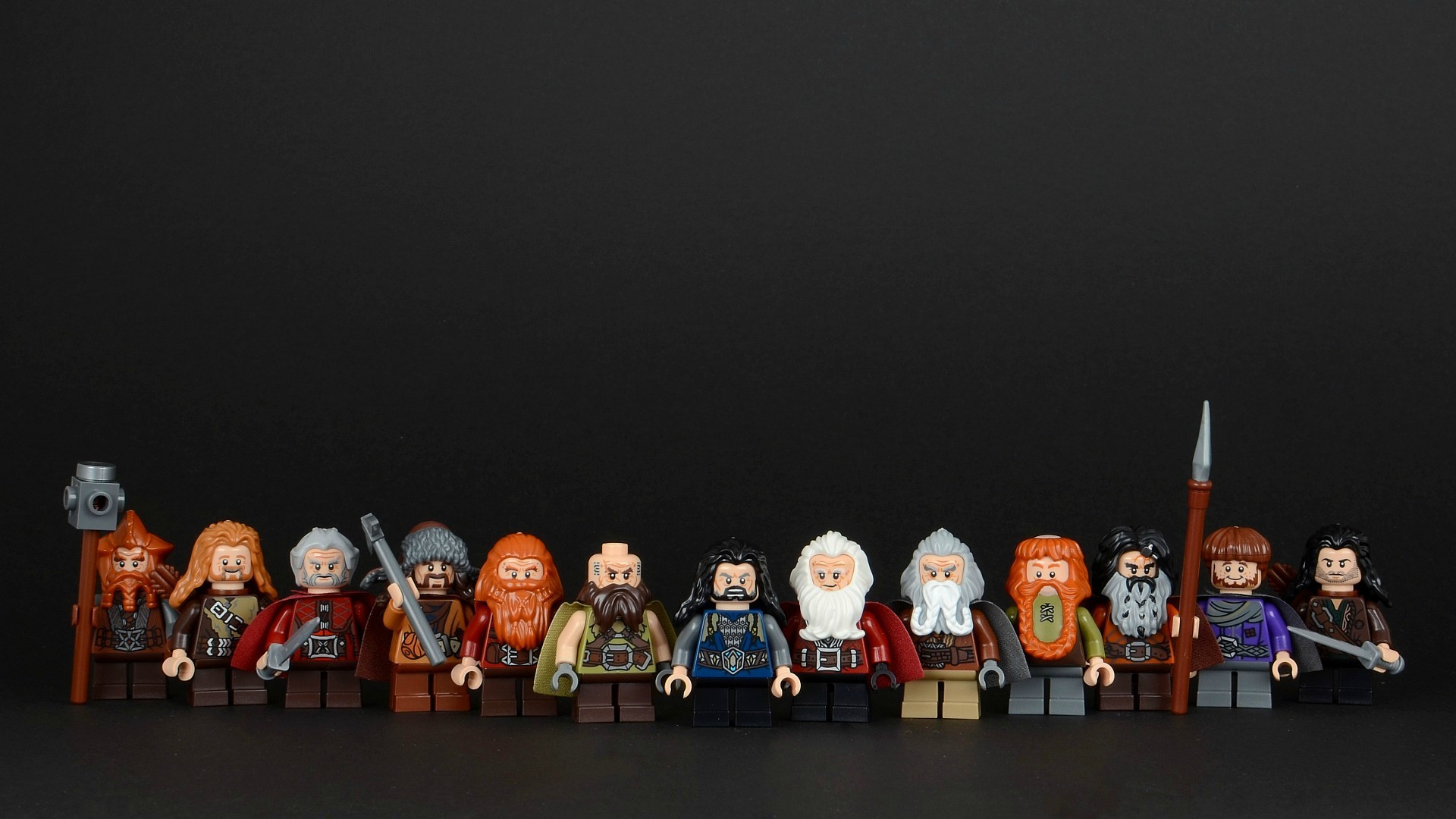 Обои фон, Лего, гномы, фигурки, Lego, Хоббит, The Hobbit на телефон и  рабочий стол, раздел разное, разрешение 1920x1080 - скачать