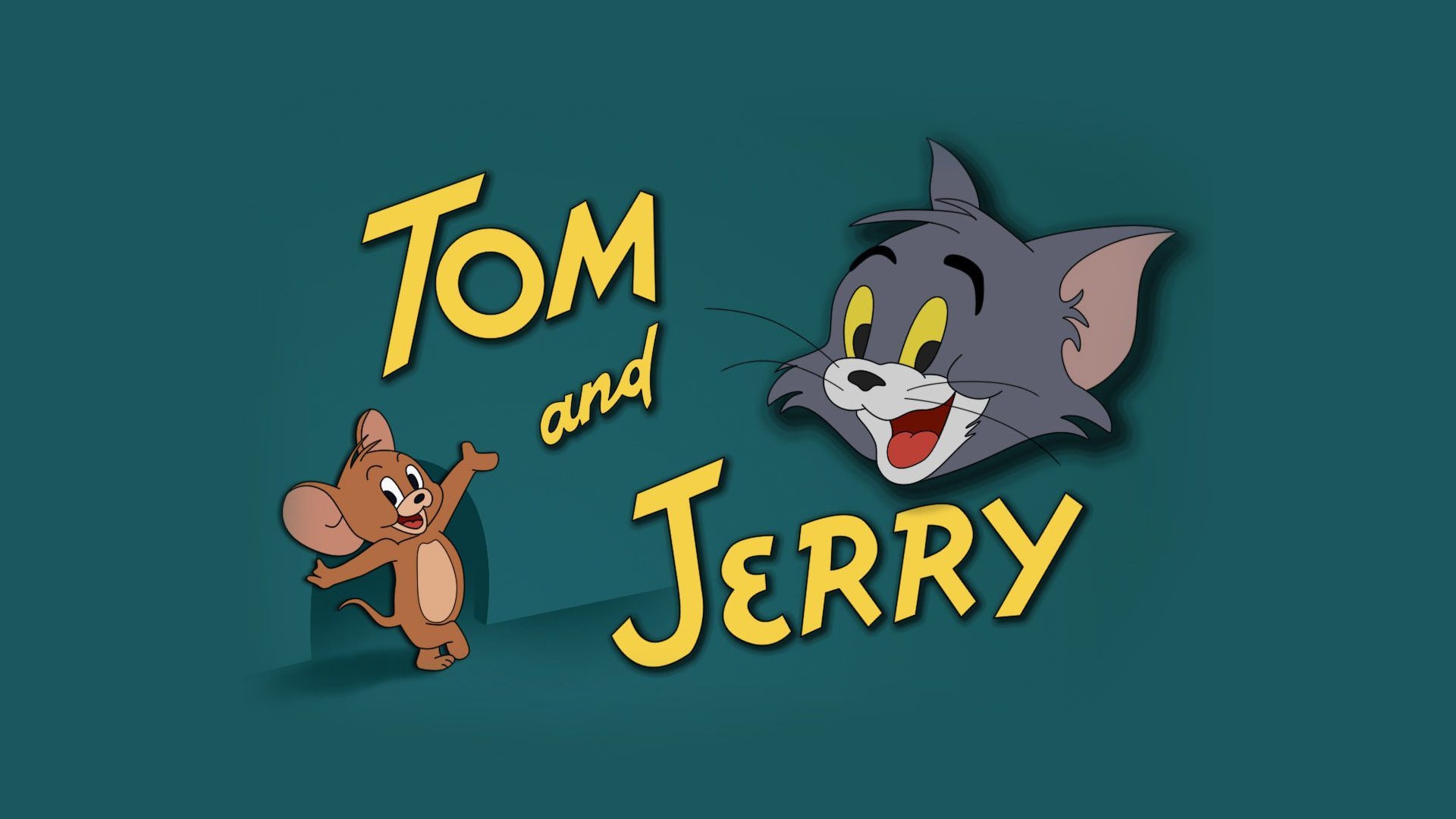 Обои кот, фон, мышь, Том и Джерри, Tom and Jerry на телефон и рабочий стол,  раздел фильмы, разрешение 1920x1080 - скачать