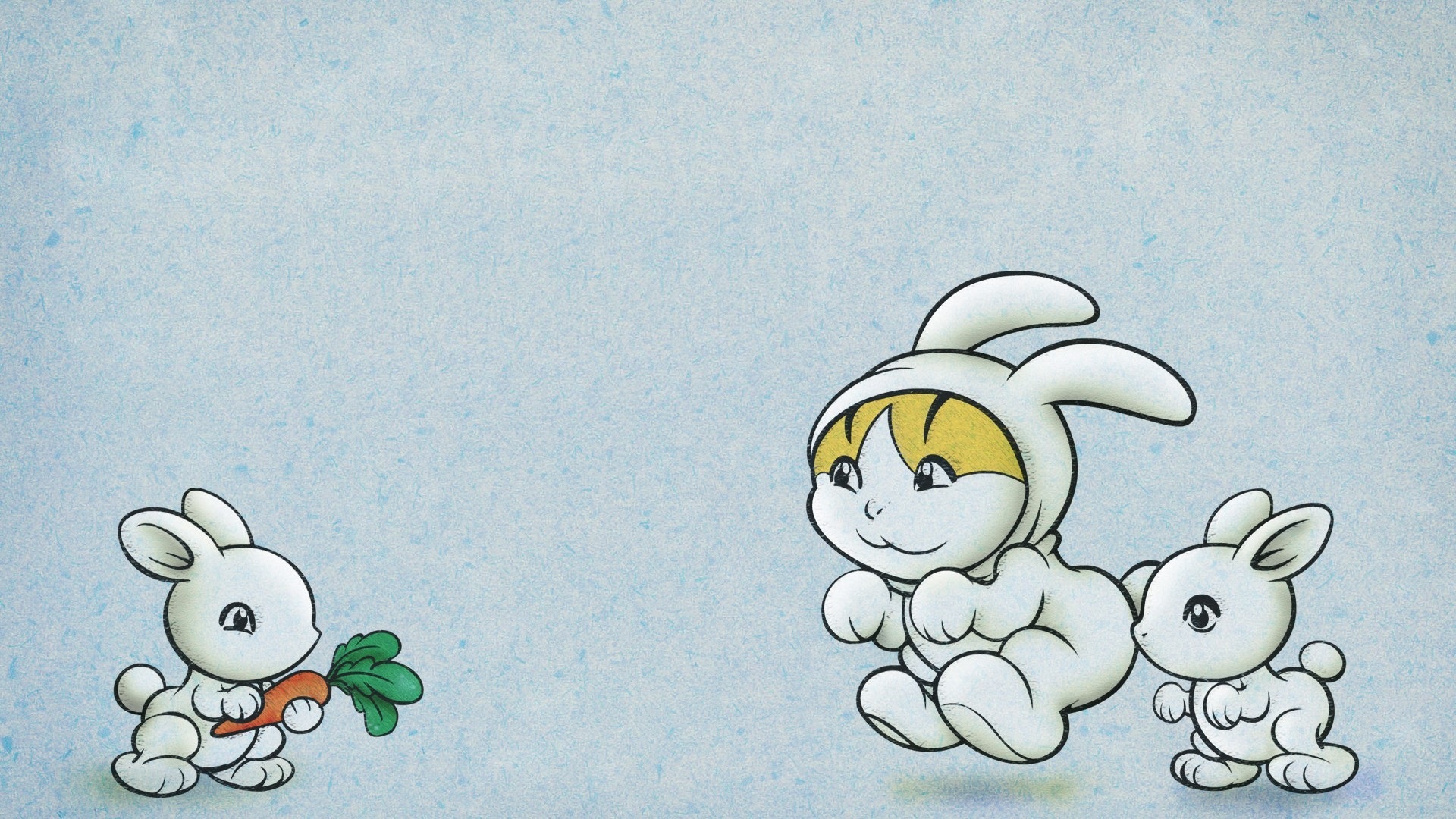 Tiny bunny рисунок карандашом