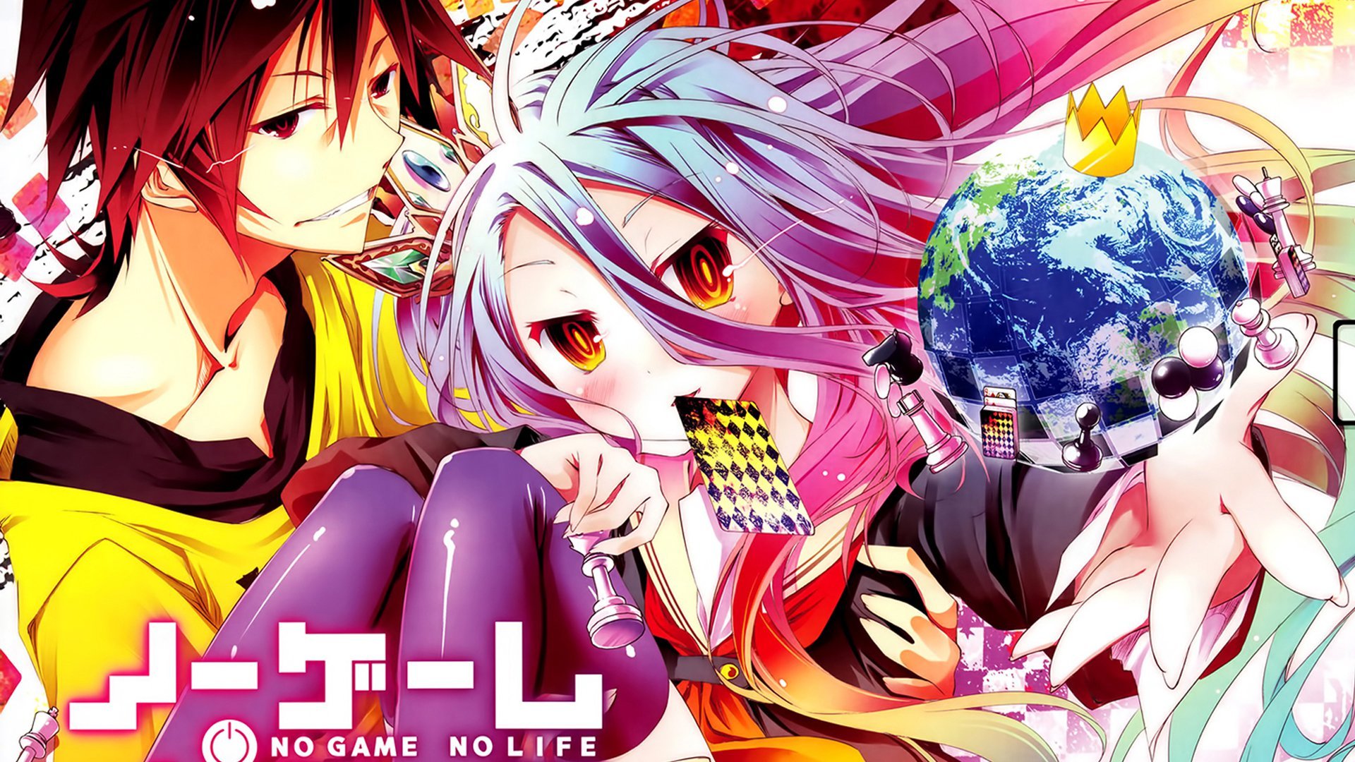 Обои Аниме, Anime, Фантастика, Сора, Sora, Shiro, Лолли, No Game No Life на  телефон и рабочий стол, раздел прочее, разрешение 1920x1080 - скачать