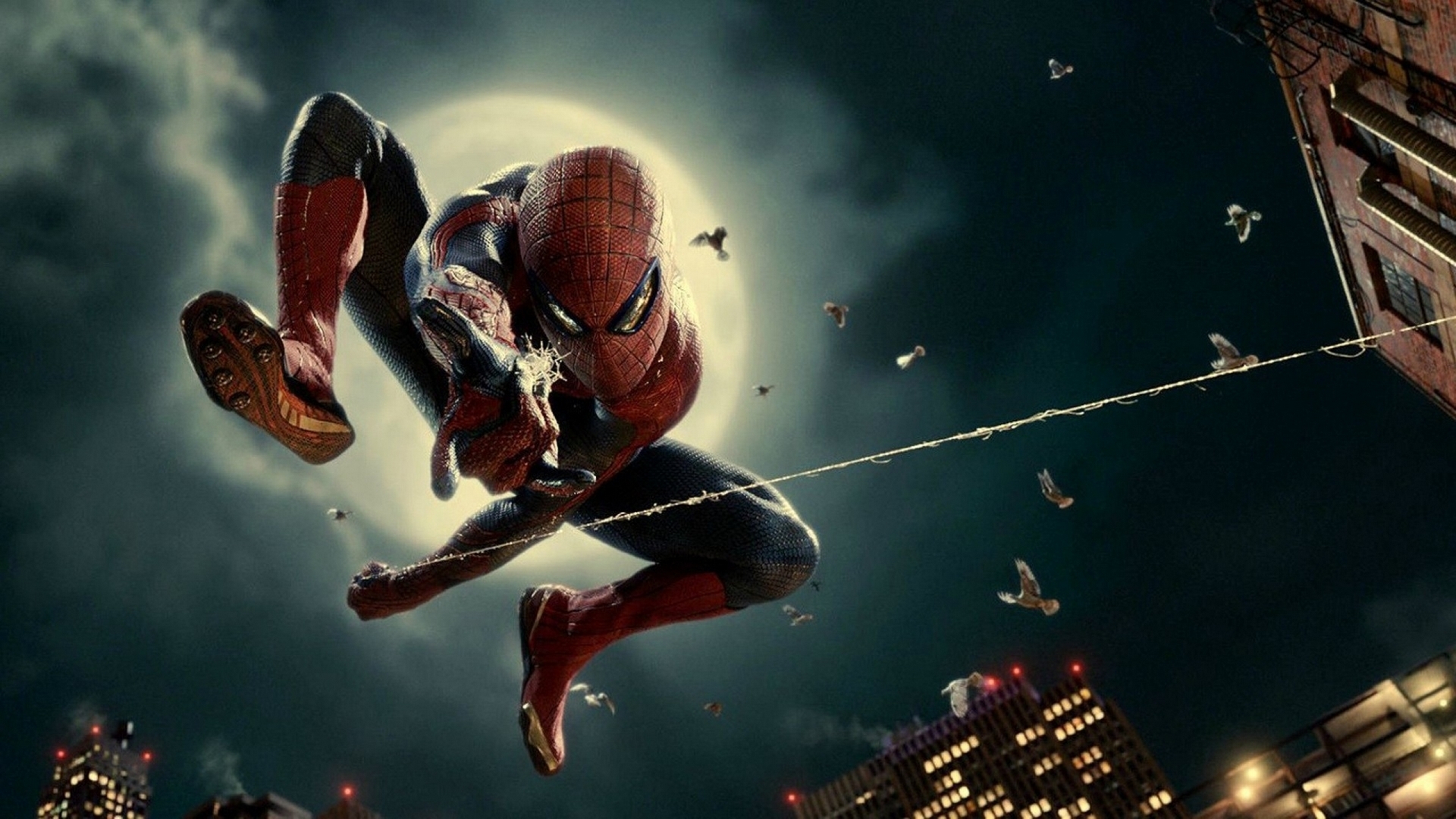 Обои Sony, The Amazing Spider-Man, Новый Человек-паук, Superhero, Columbia  Pictures на телефон и рабочий стол, раздел фильмы, разрешение 1920x1080 -  скачать