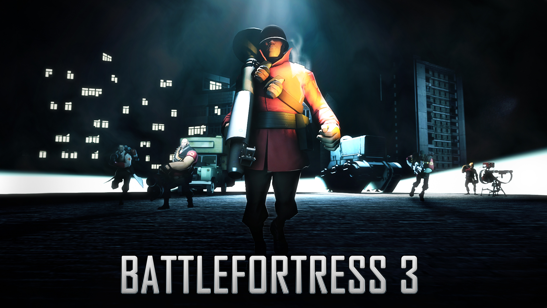 Обои battlefield, Team Fortress 2, art, fan, battlefortress 3 на телефон и  рабочий стол, раздел игры, разрешение 1920x1080 - скачать