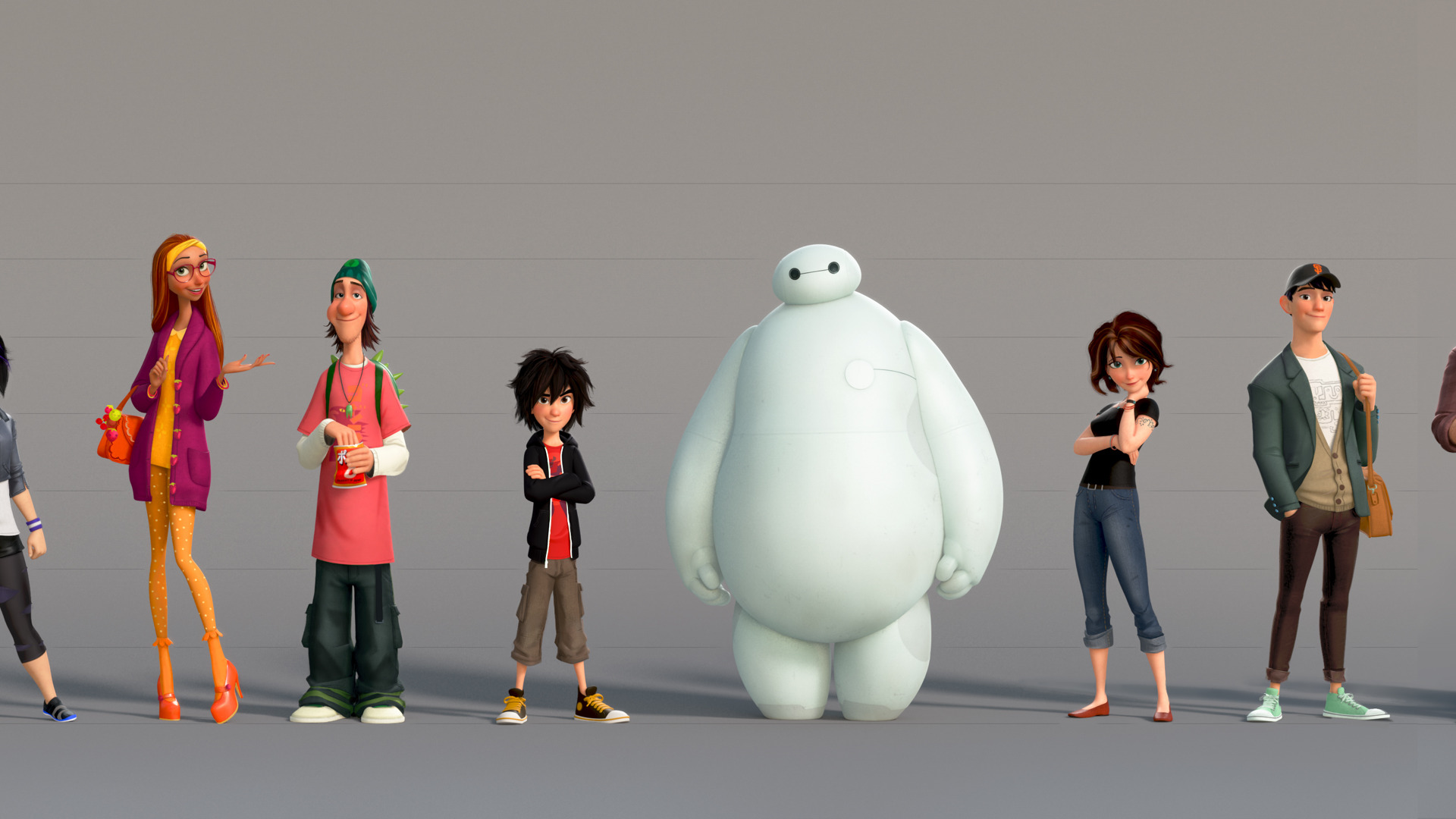 Город героев 6 главные герои. Город героев / big Hero 6. Город героев Хиро и Беймакс.