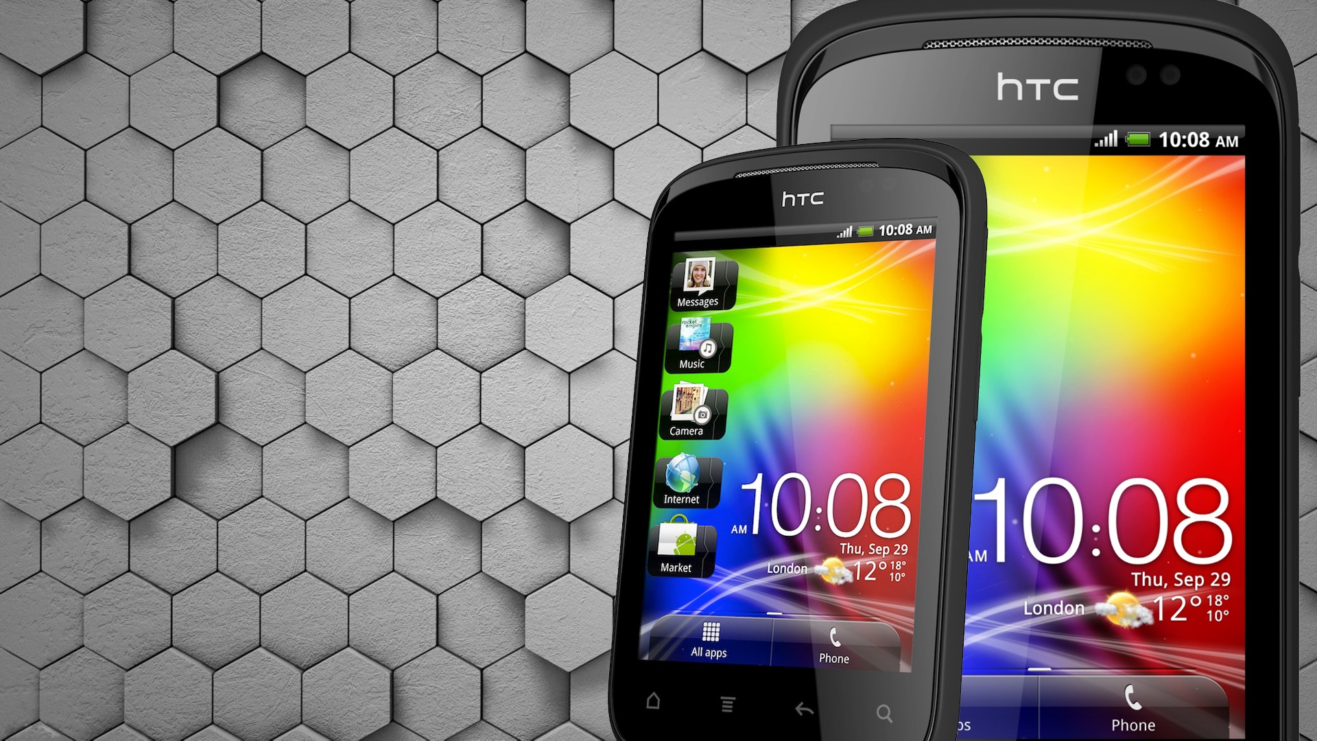 Скачать обои android, explorer, смартфон, htc, раздел hi-tech в разрешении  1920x1080