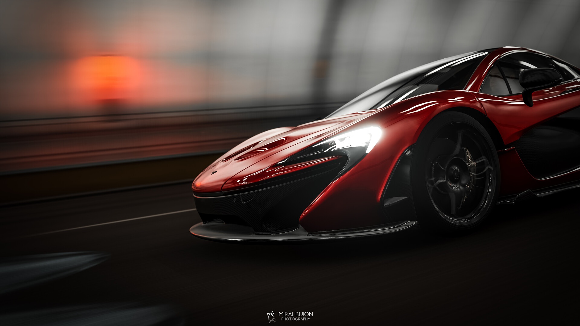 MCLAREN p1 Red